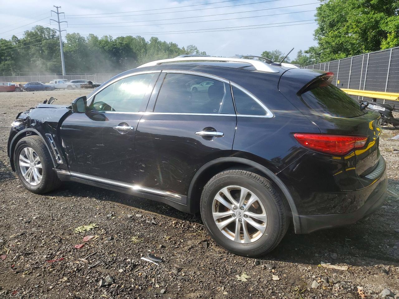2015 Infiniti Qx70 Base Черный vin: JN8CS1MWXFM480226
