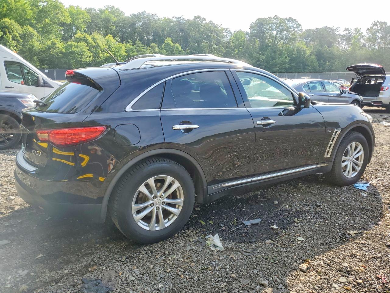 2015 Infiniti Qx70 Base Черный vin: JN8CS1MWXFM480226