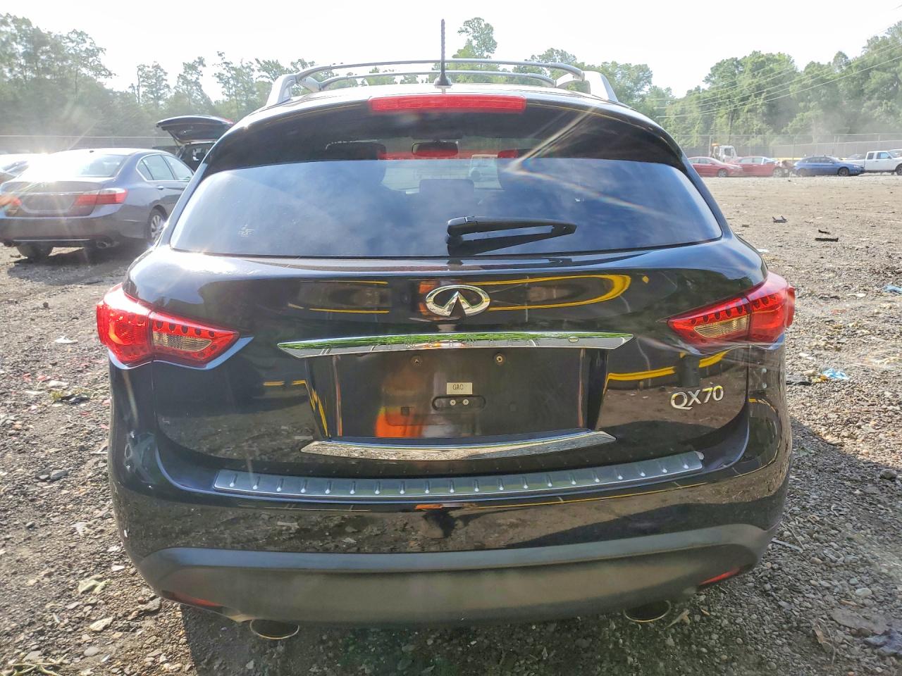 2015 Infiniti Qx70 Base Черный vin: JN8CS1MWXFM480226