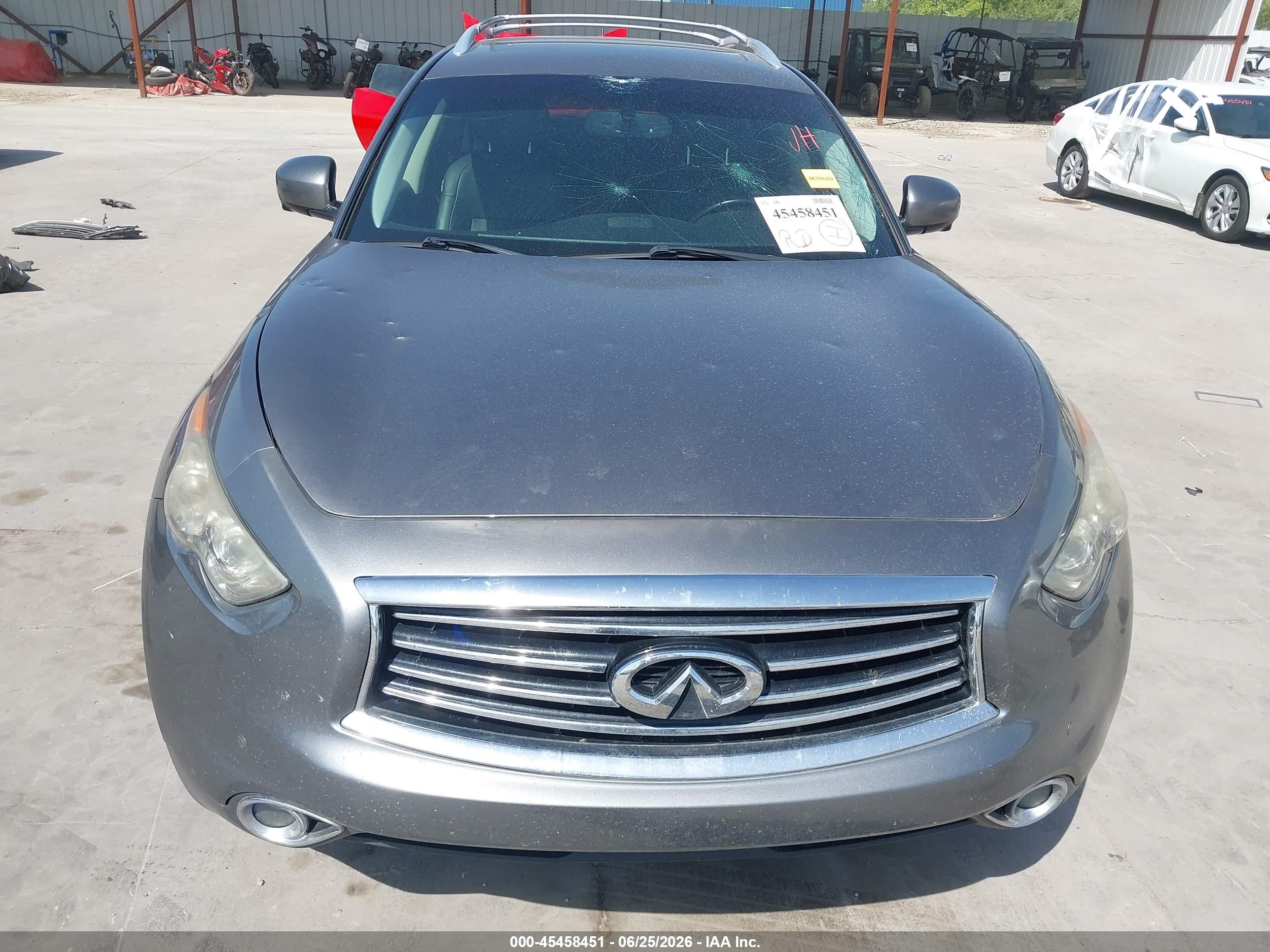 2015 Infiniti Qx70 Pewter vin: JN8CS1MWXFM481506