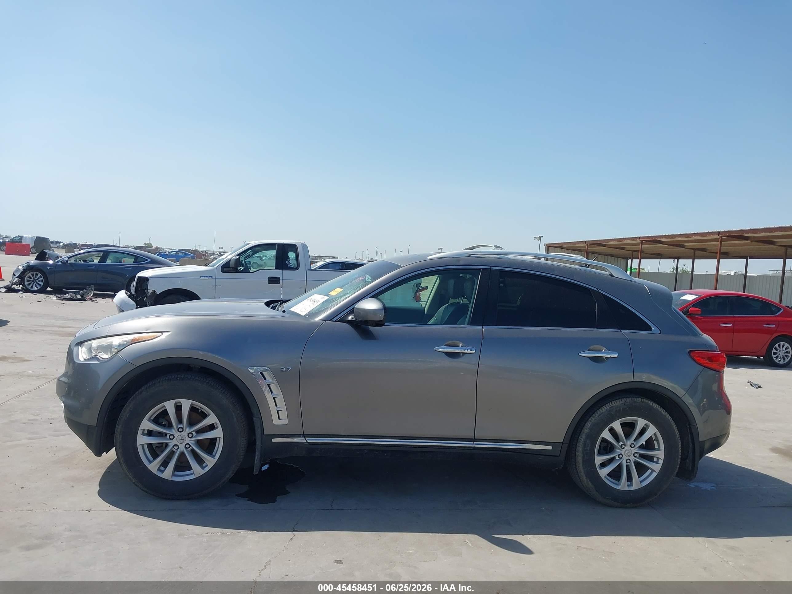 2015 Infiniti Qx70 Pewter vin: JN8CS1MWXFM481506