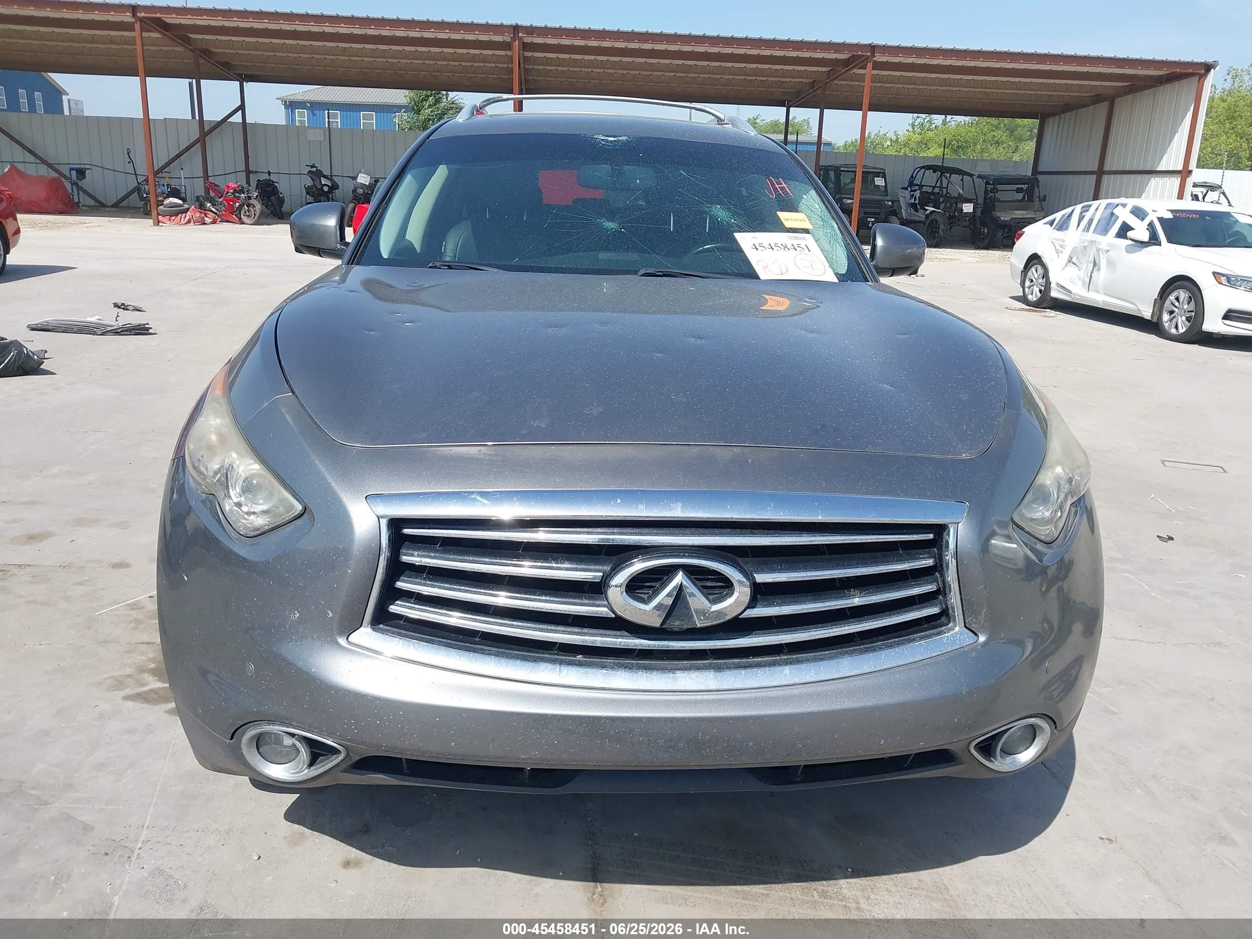 2015 Infiniti Qx70 Pewter vin: JN8CS1MWXFM481506