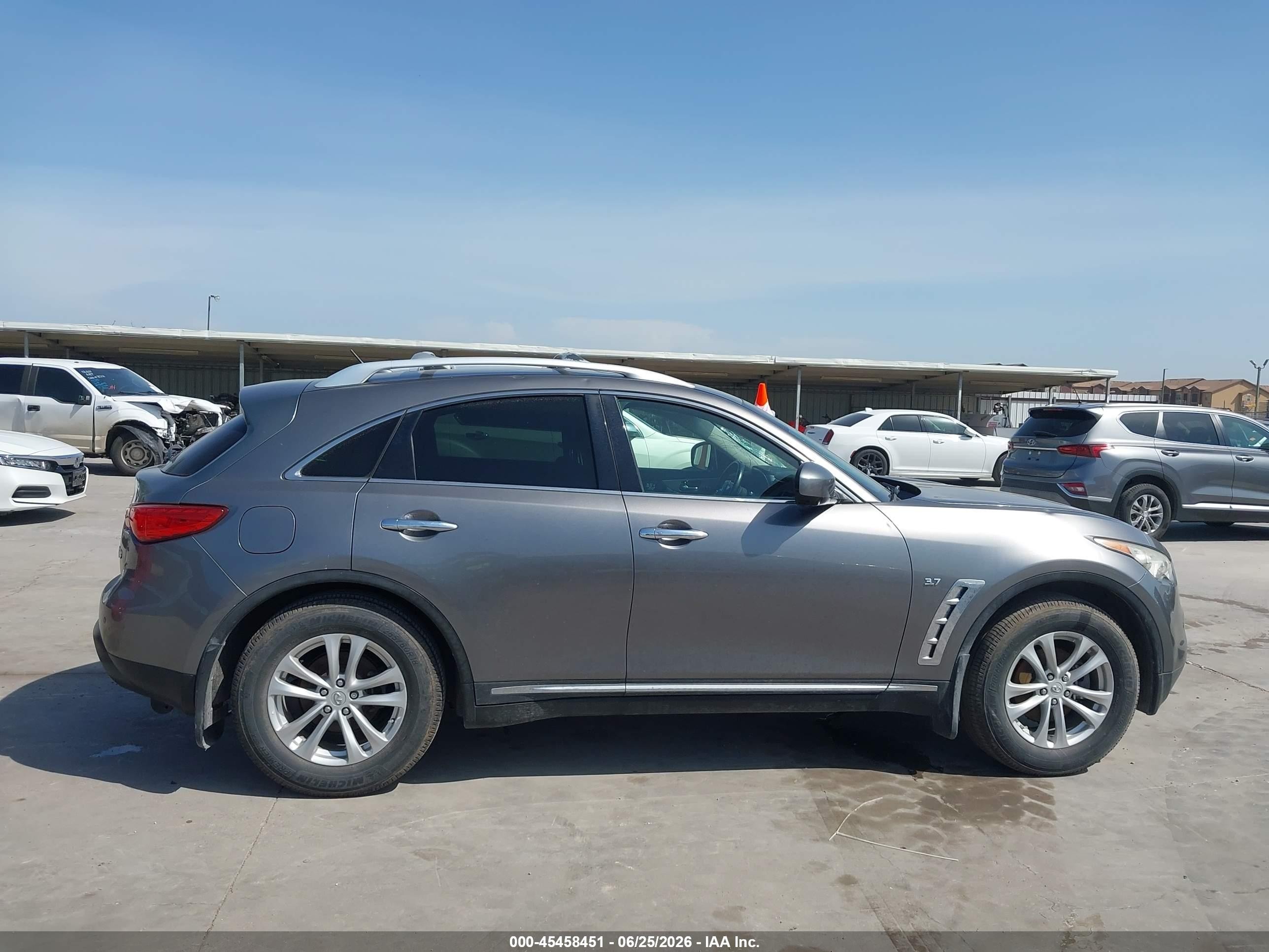2015 Infiniti Qx70 Pewter vin: JN8CS1MWXFM481506