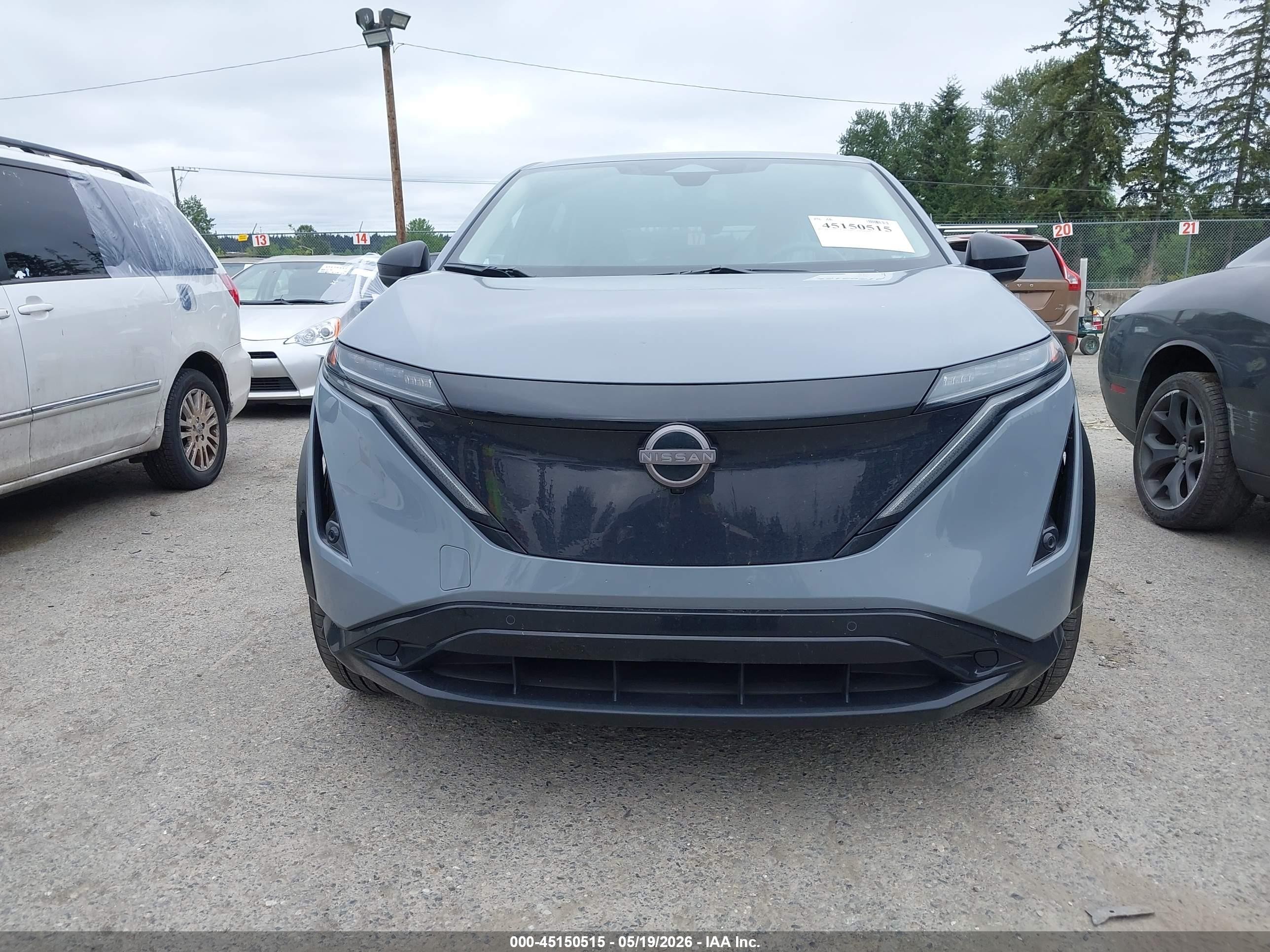 2025 Nissan Ariya Evolve+ Gray vin: JN8DF0BF9SM763071