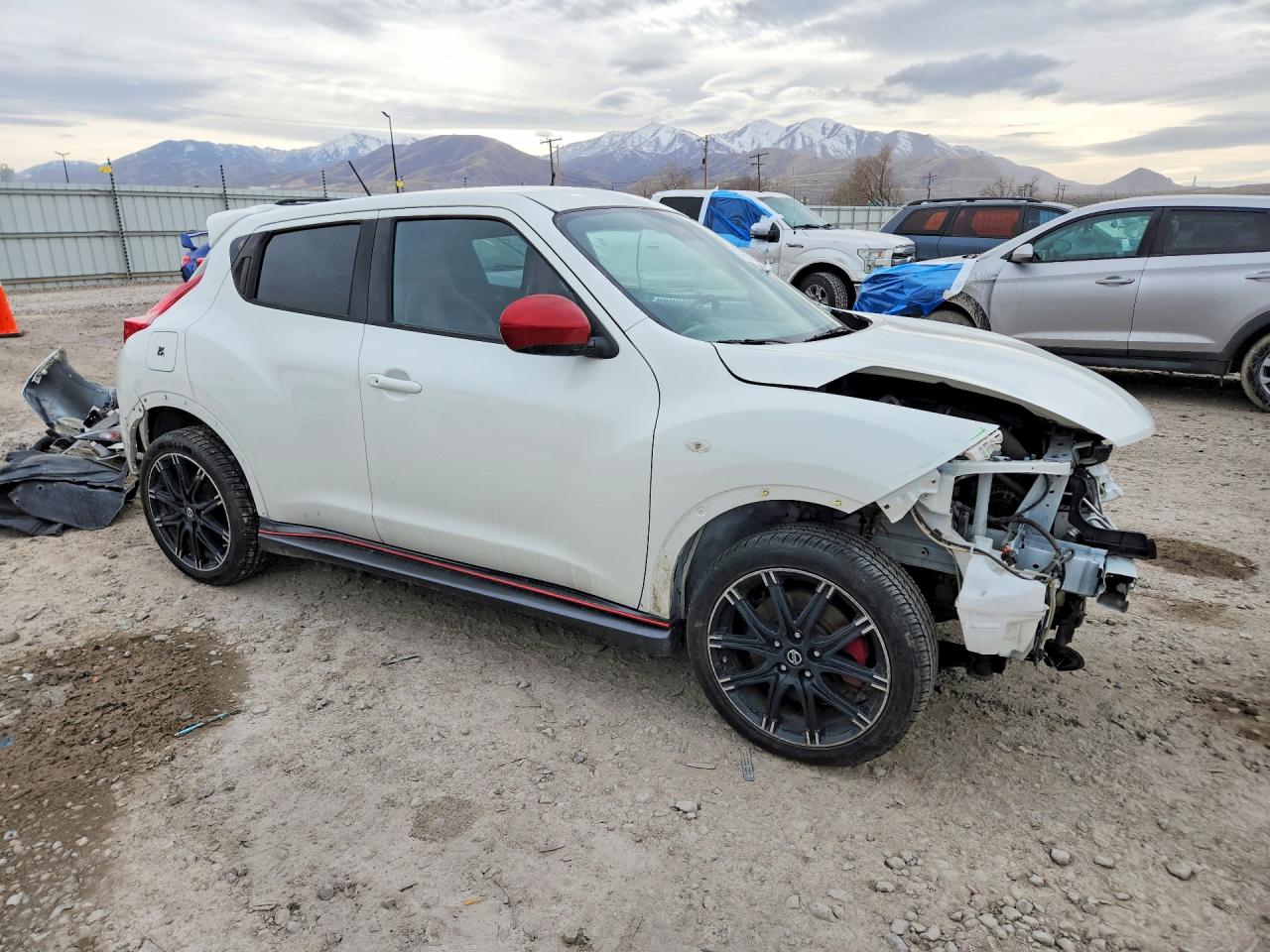 2014 Nissan Juke Nismo Rs White vin: JN8DF5MV0ET150591