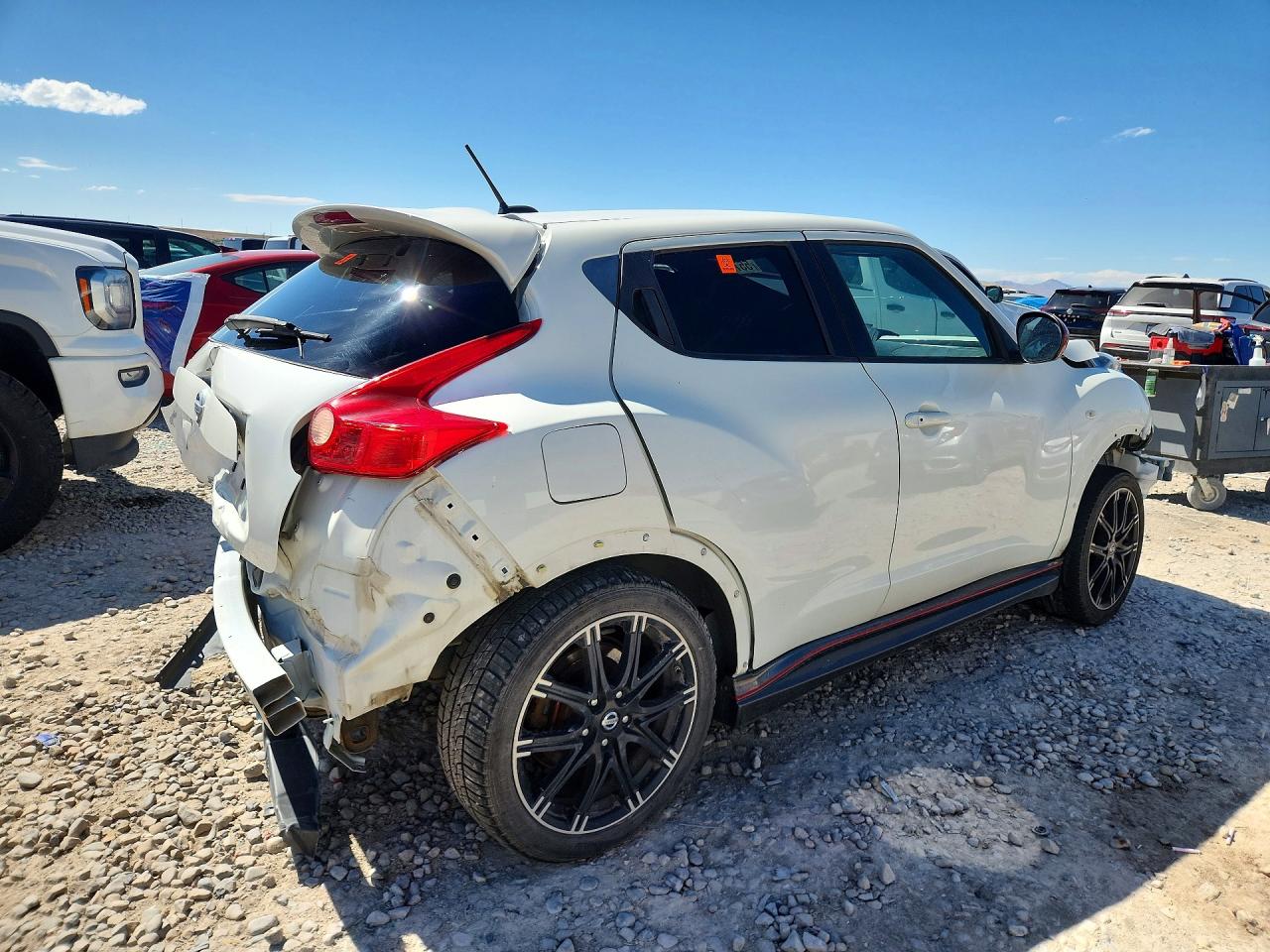 2014 Nissan Juke Nismo Rs White vin: JN8DF5MV2ET150138