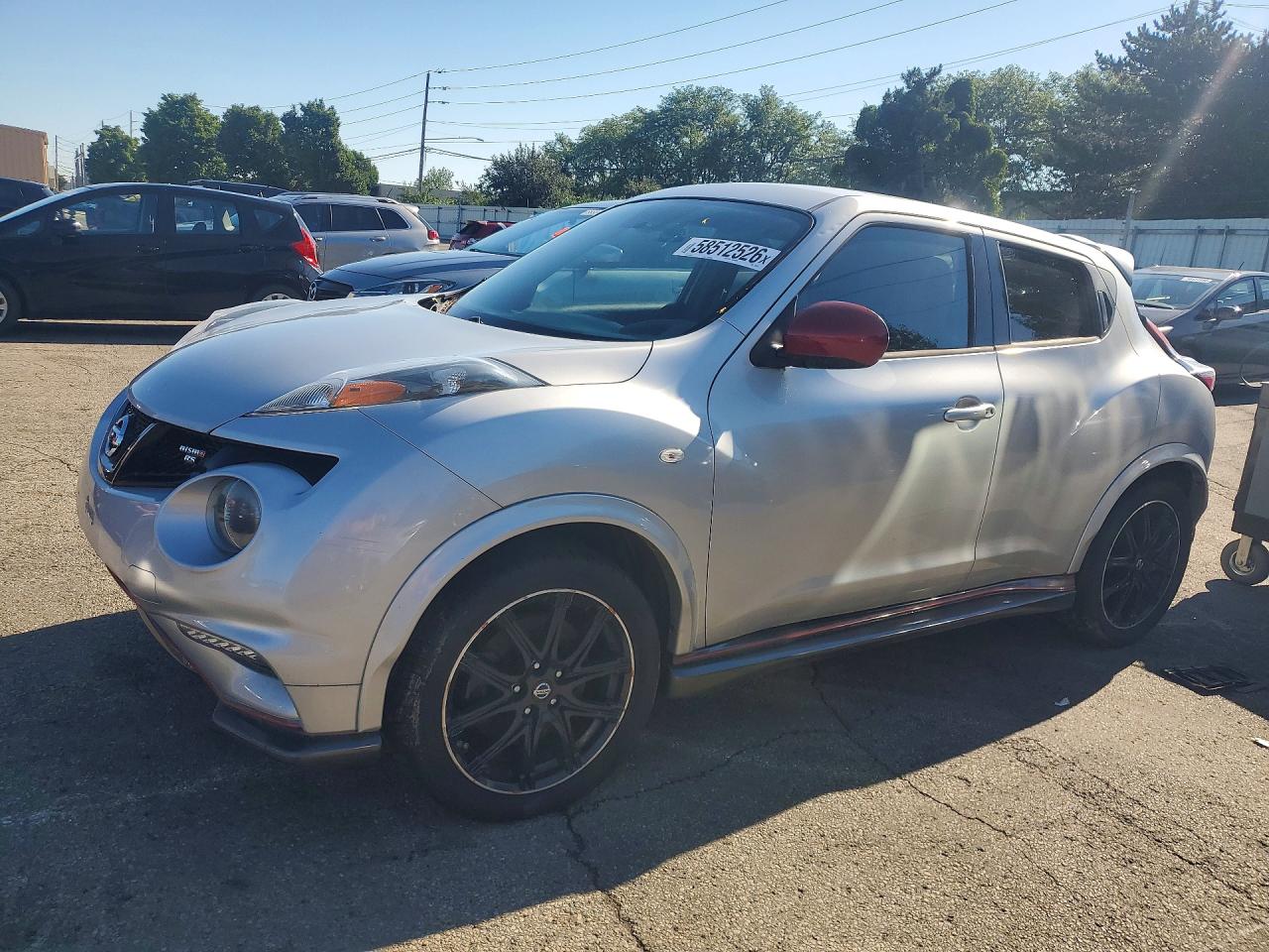 2014 Nissan Juke Nismo Rs Silver vin: JN8DF5MV6ET150322
