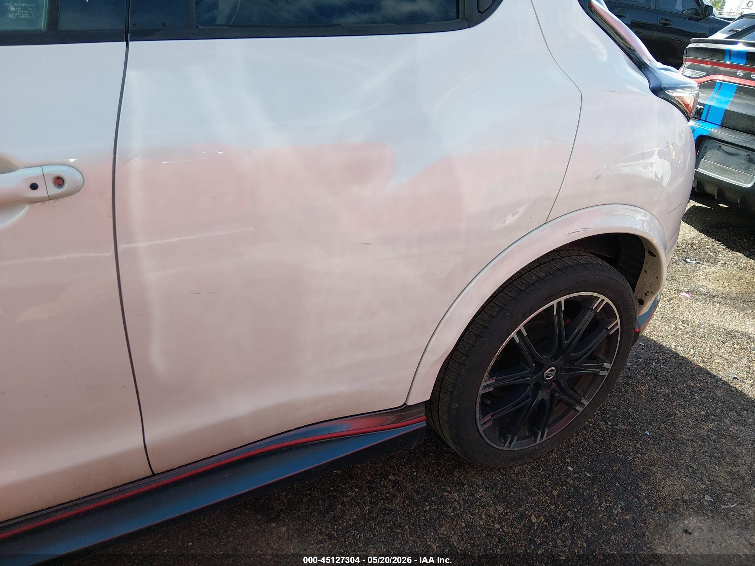 2015 Nissan Juke Nismo Rs White vin: JN8DF5MVXFT250392