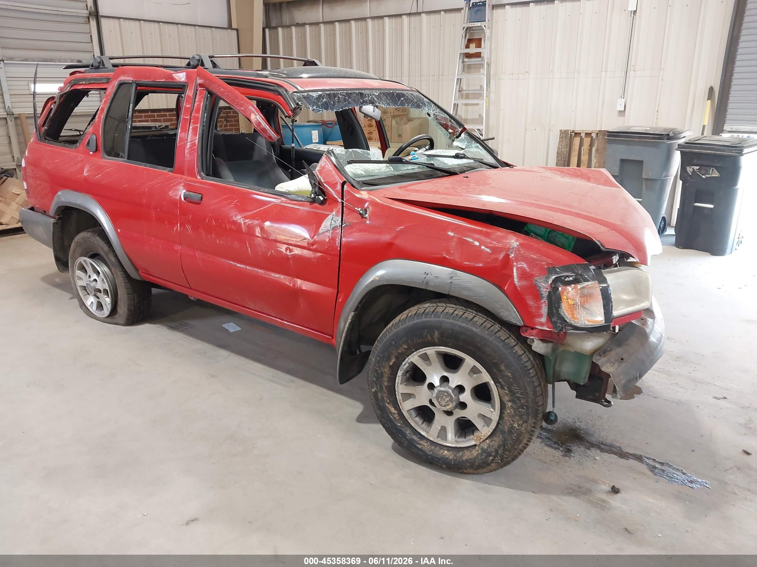 2001 Nissan Pathfinder Se Red vin: JN8DR07X11W510564
