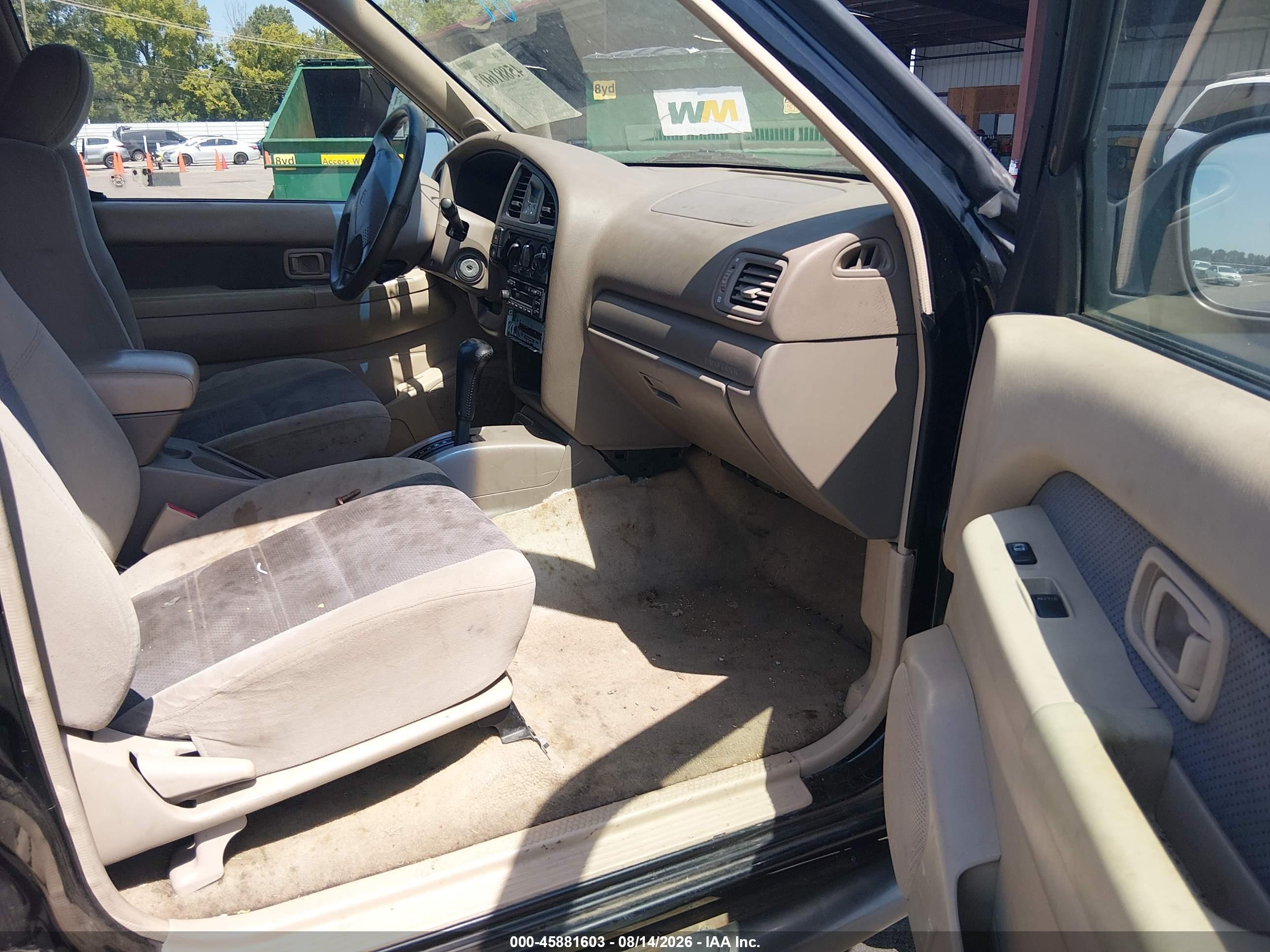 2001 Nissan Pathfinder Se Black vin: JN8DR07X41W502846