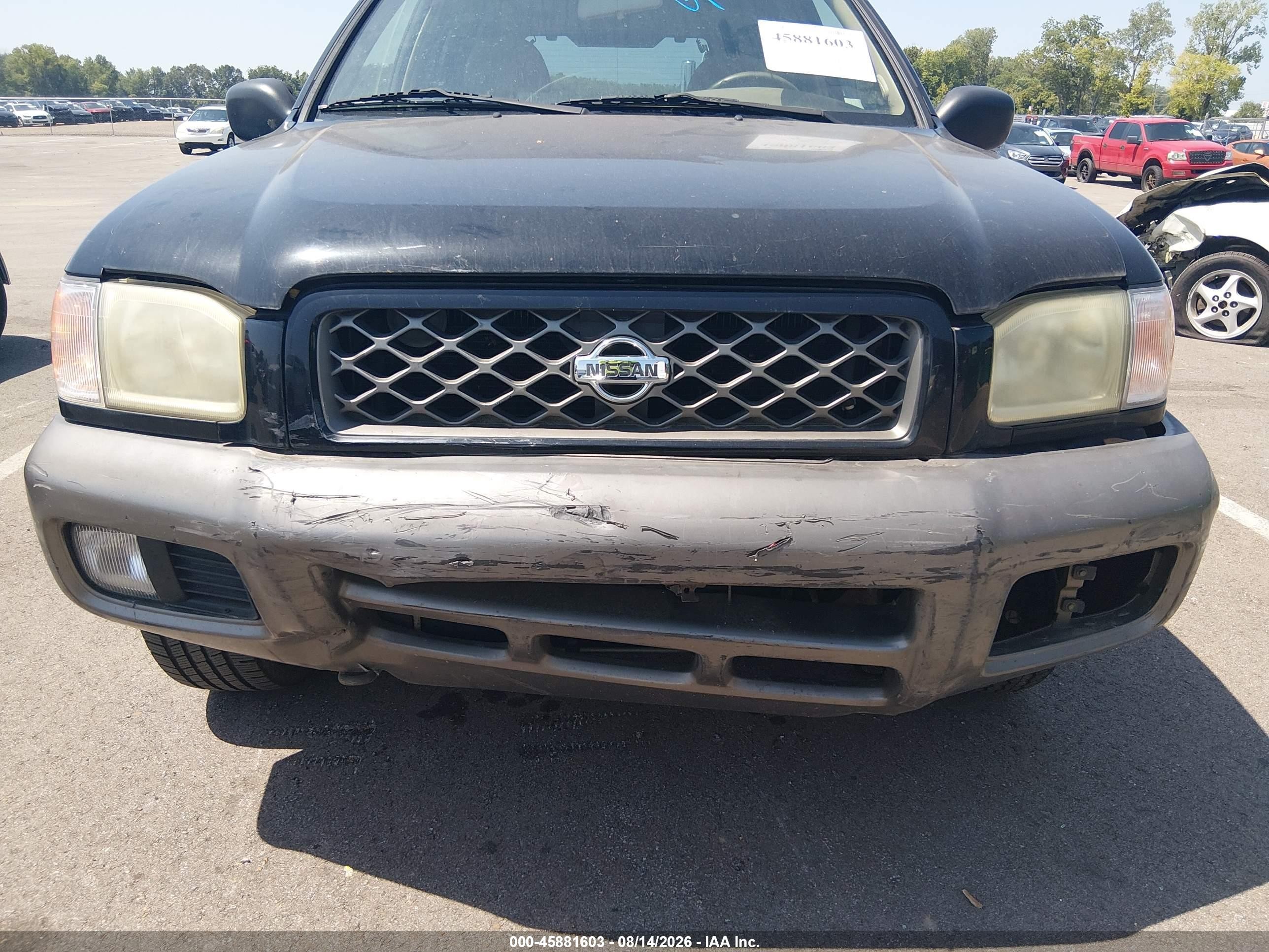 2001 Nissan Pathfinder Se Black vin: JN8DR07X41W502846