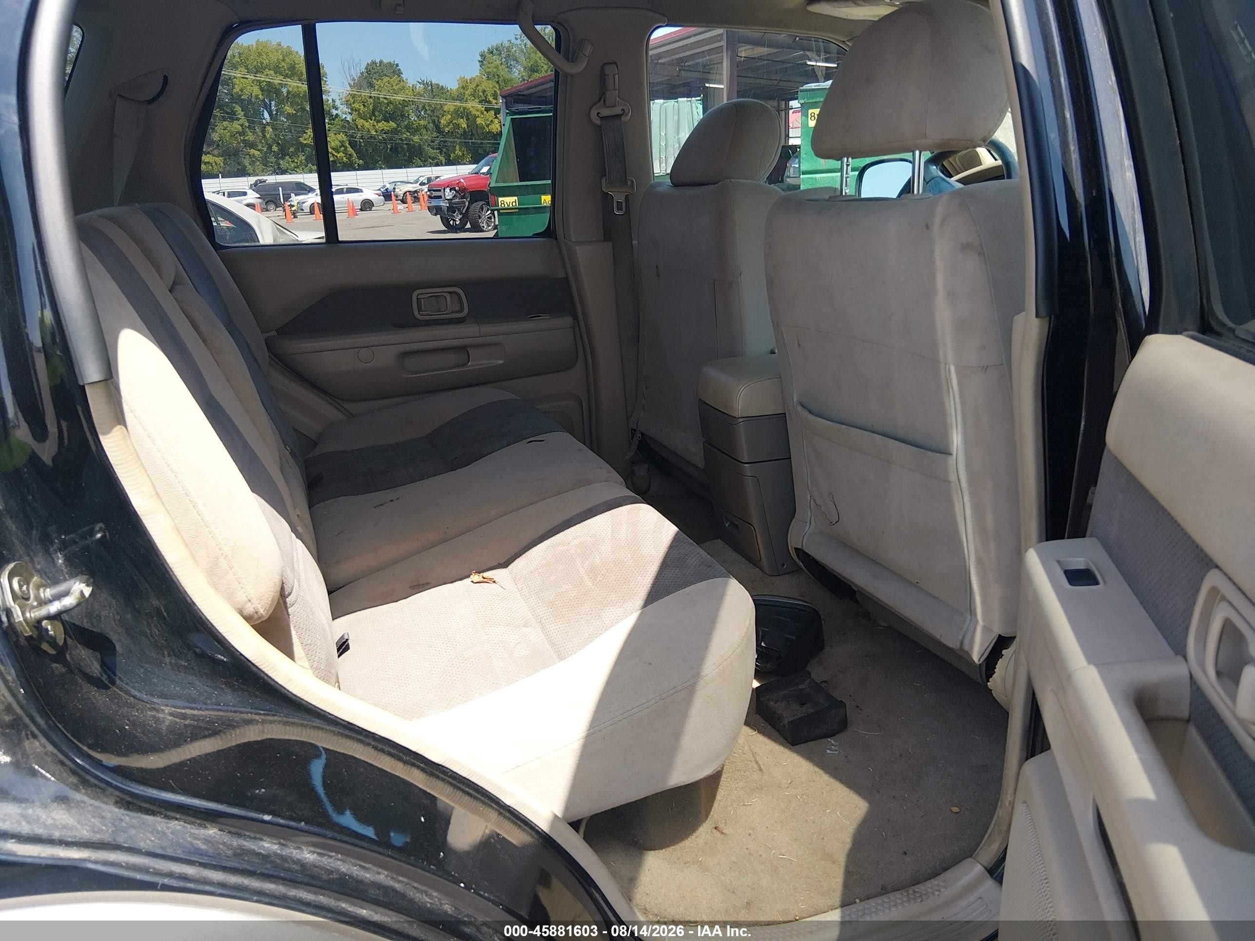 2001 Nissan Pathfinder Se Black vin: JN8DR07X41W502846