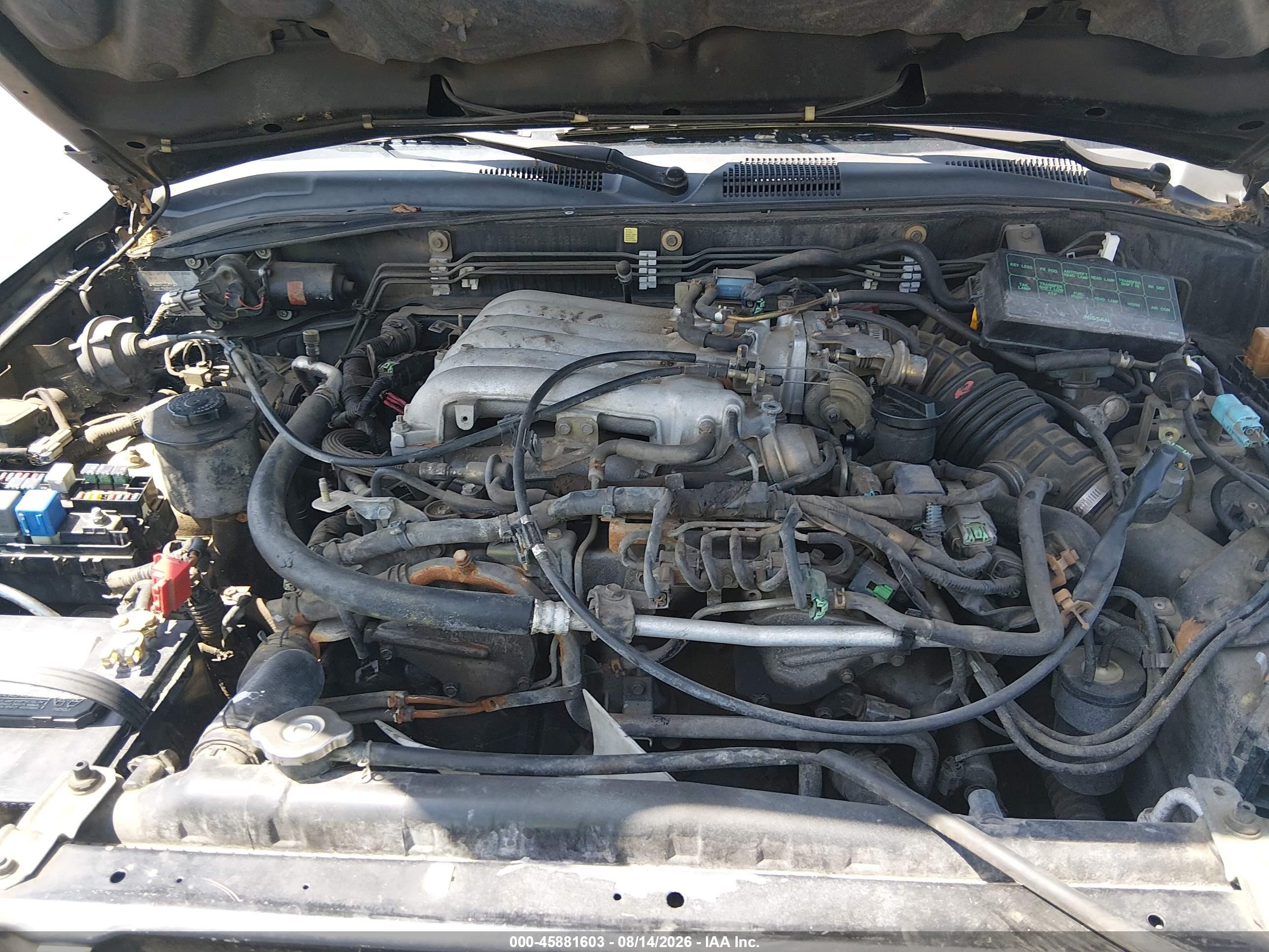 2001 Nissan Pathfinder Se Black vin: JN8DR07X41W502846