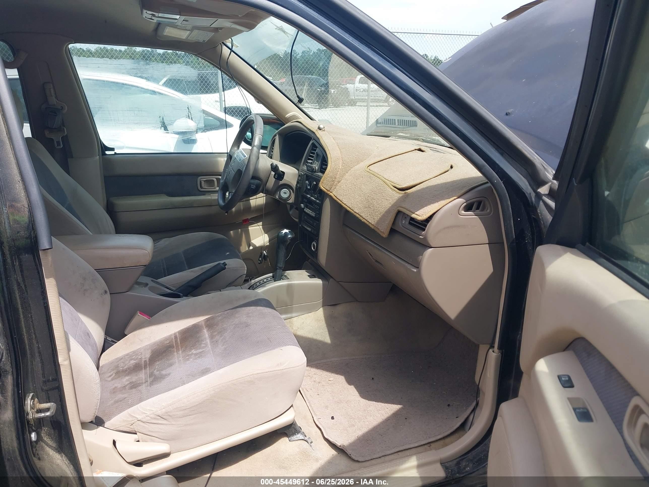 2001 Nissan Pathfinder Se Black vin: JN8DR07X91W500526