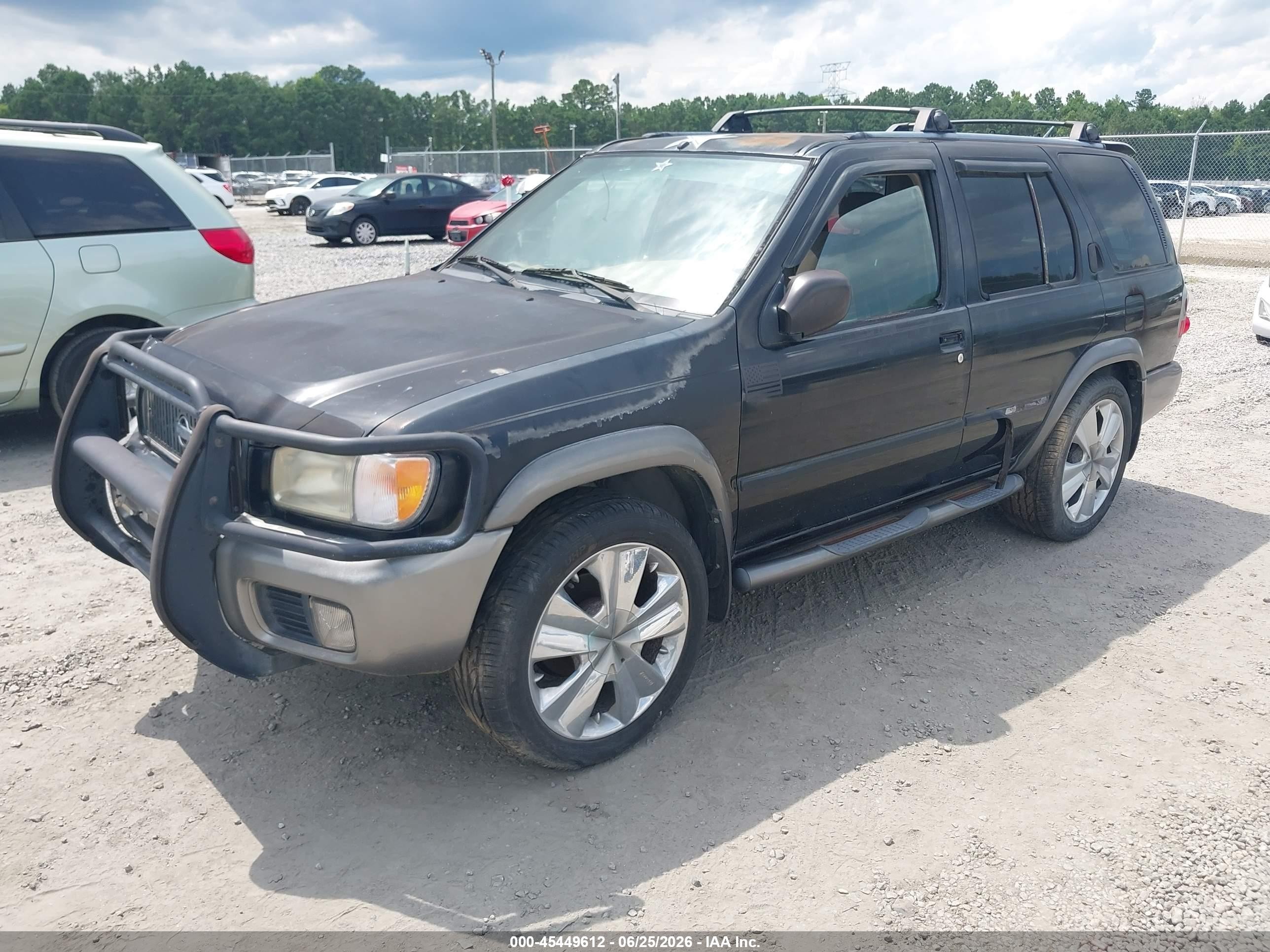 2001 Nissan Pathfinder Se Black vin: JN8DR07X91W500526