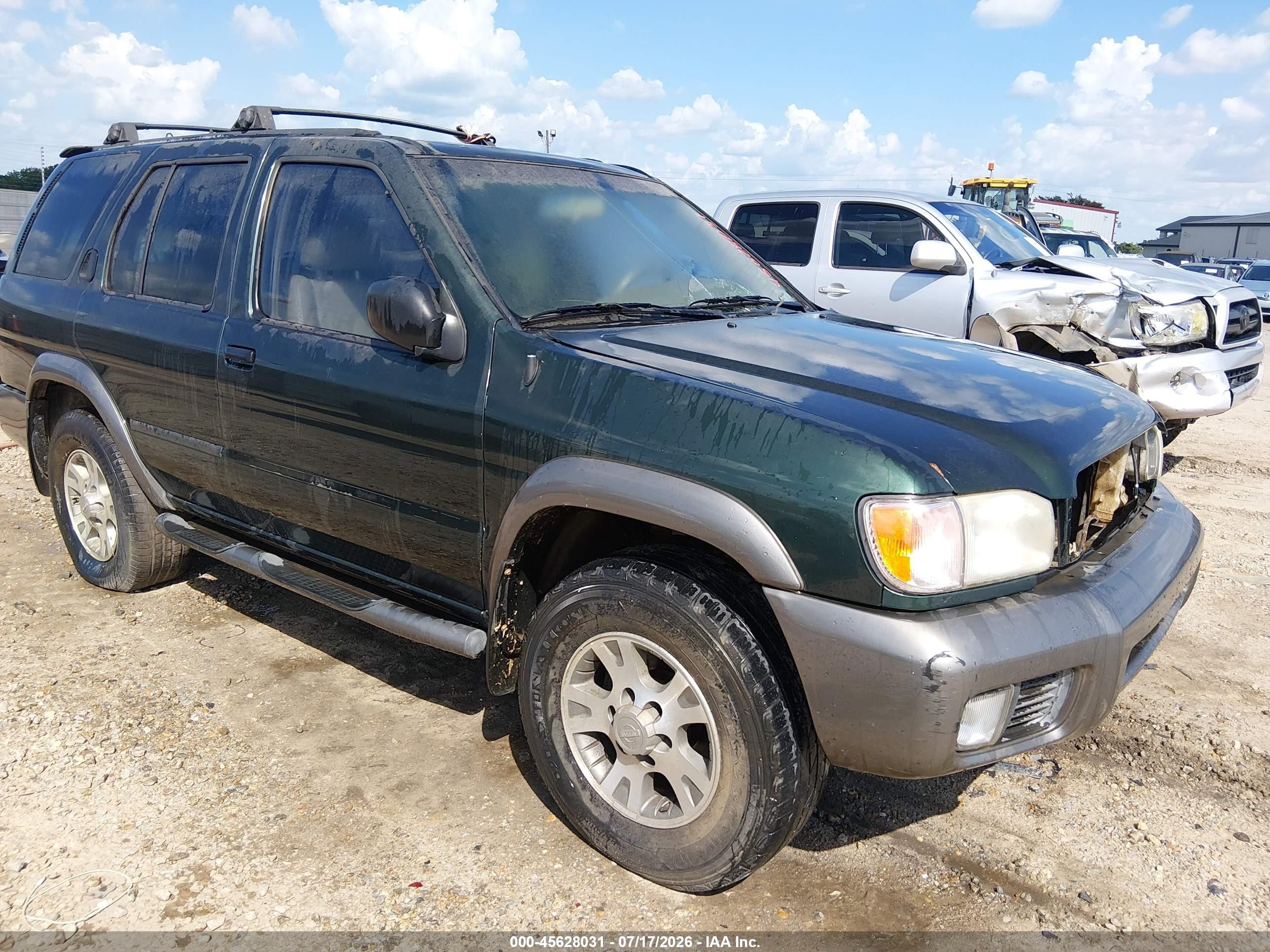 2001 Nissan Pathfinder Se Green vin: JN8DR07X91W501370