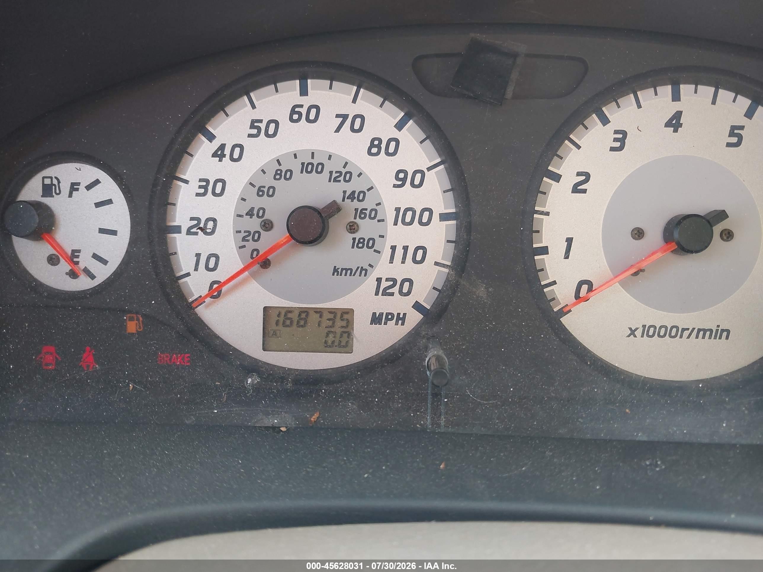 2001 Nissan Pathfinder Se Green vin: JN8DR07X91W501370