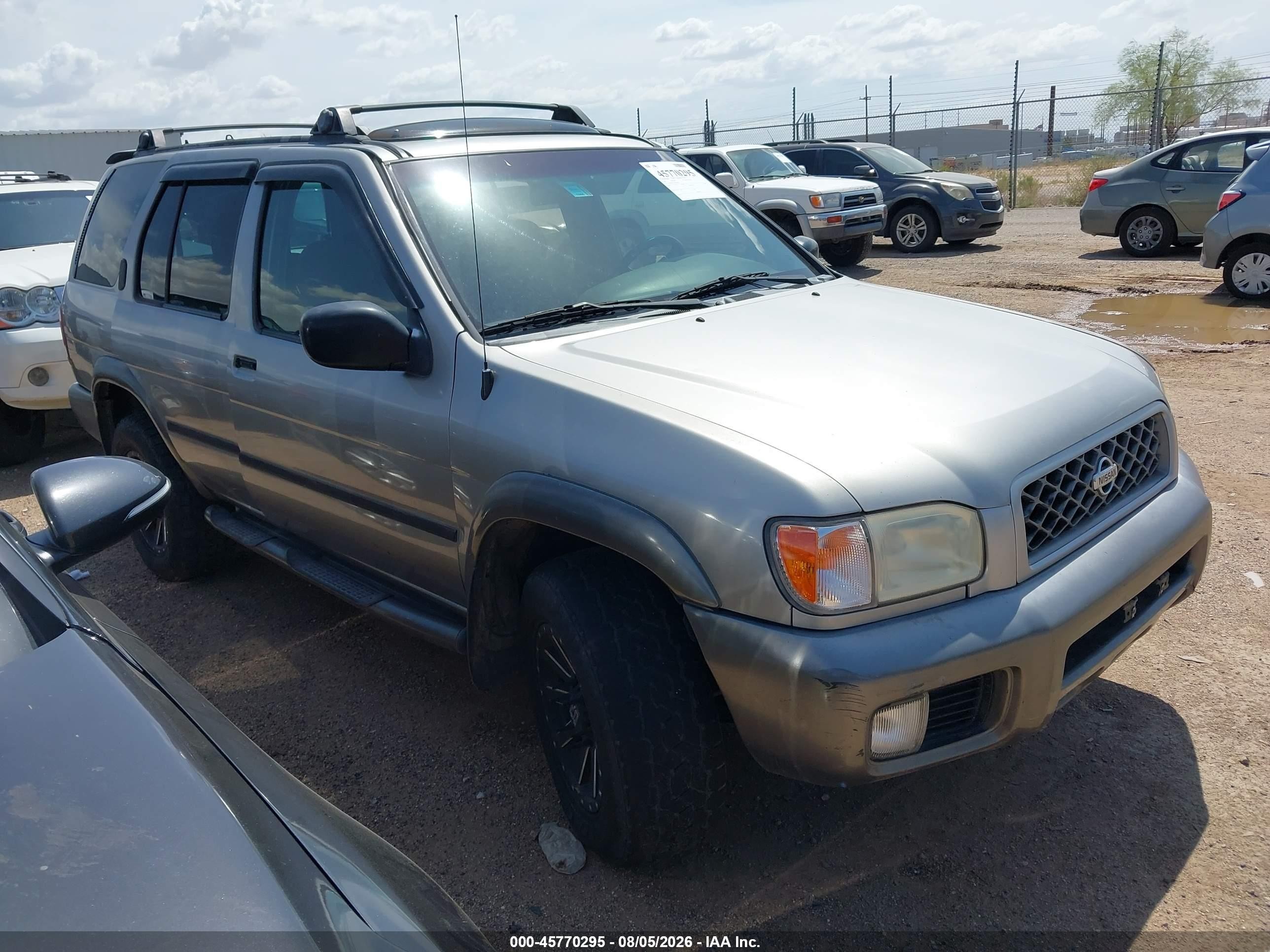 2001 Nissan Pathfinder Se Gray vin: JN8DR07Y11W507088