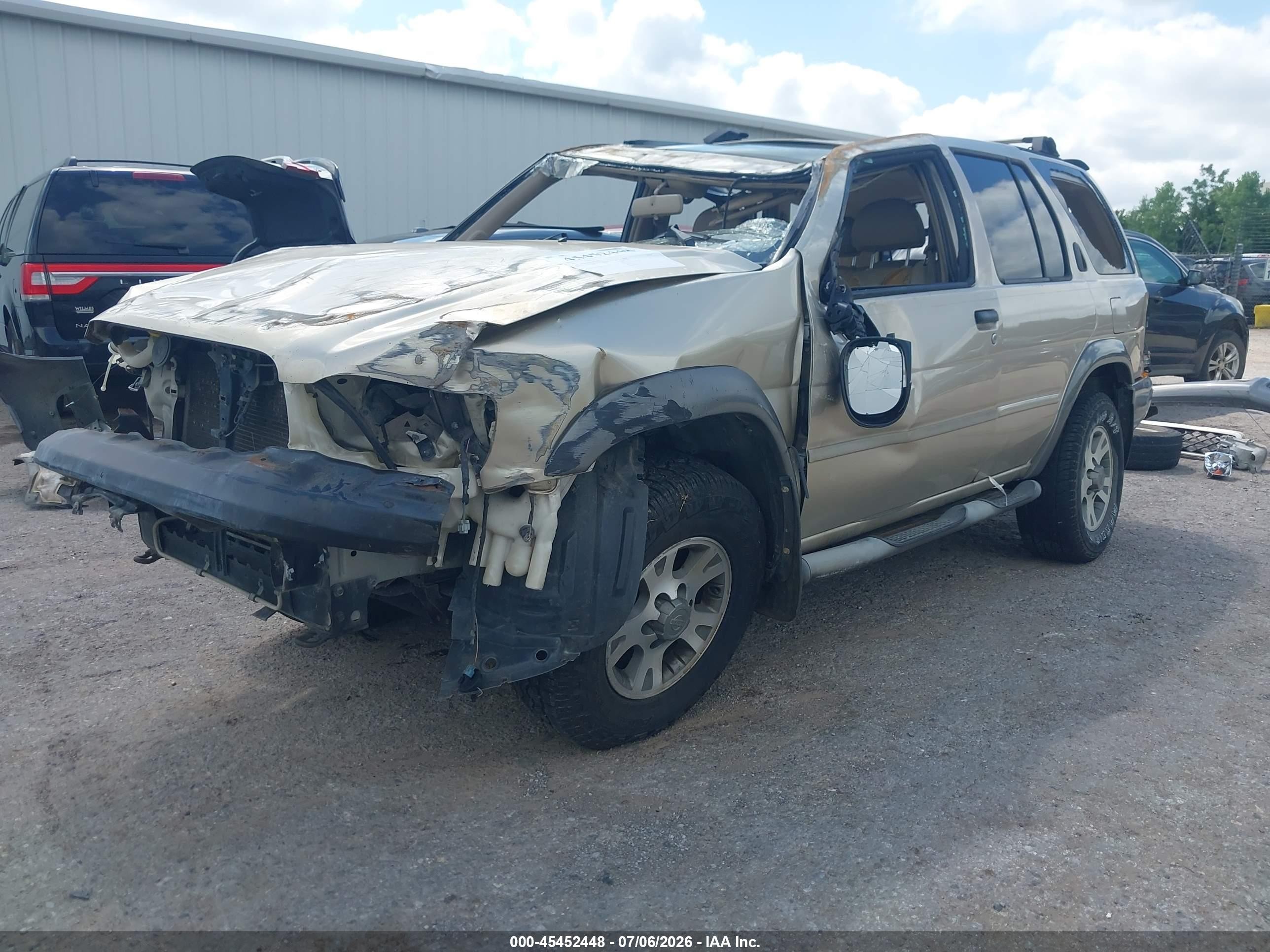 2001 Nissan Pathfinder Se Tan vin: JN8DR09X31W573582