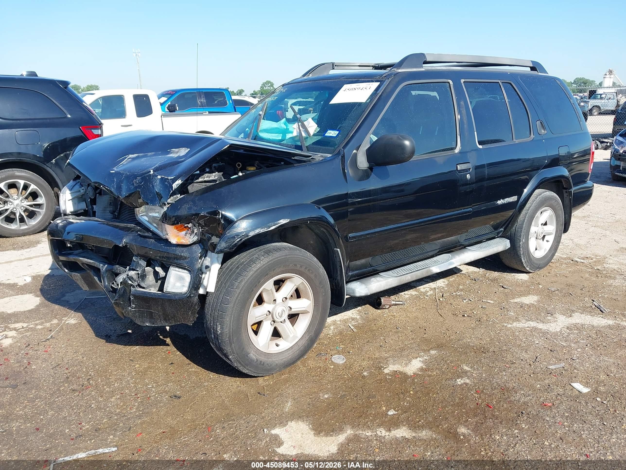 2003 Nissan Pathfinder Se Black vin: JN8DR09X43W709303