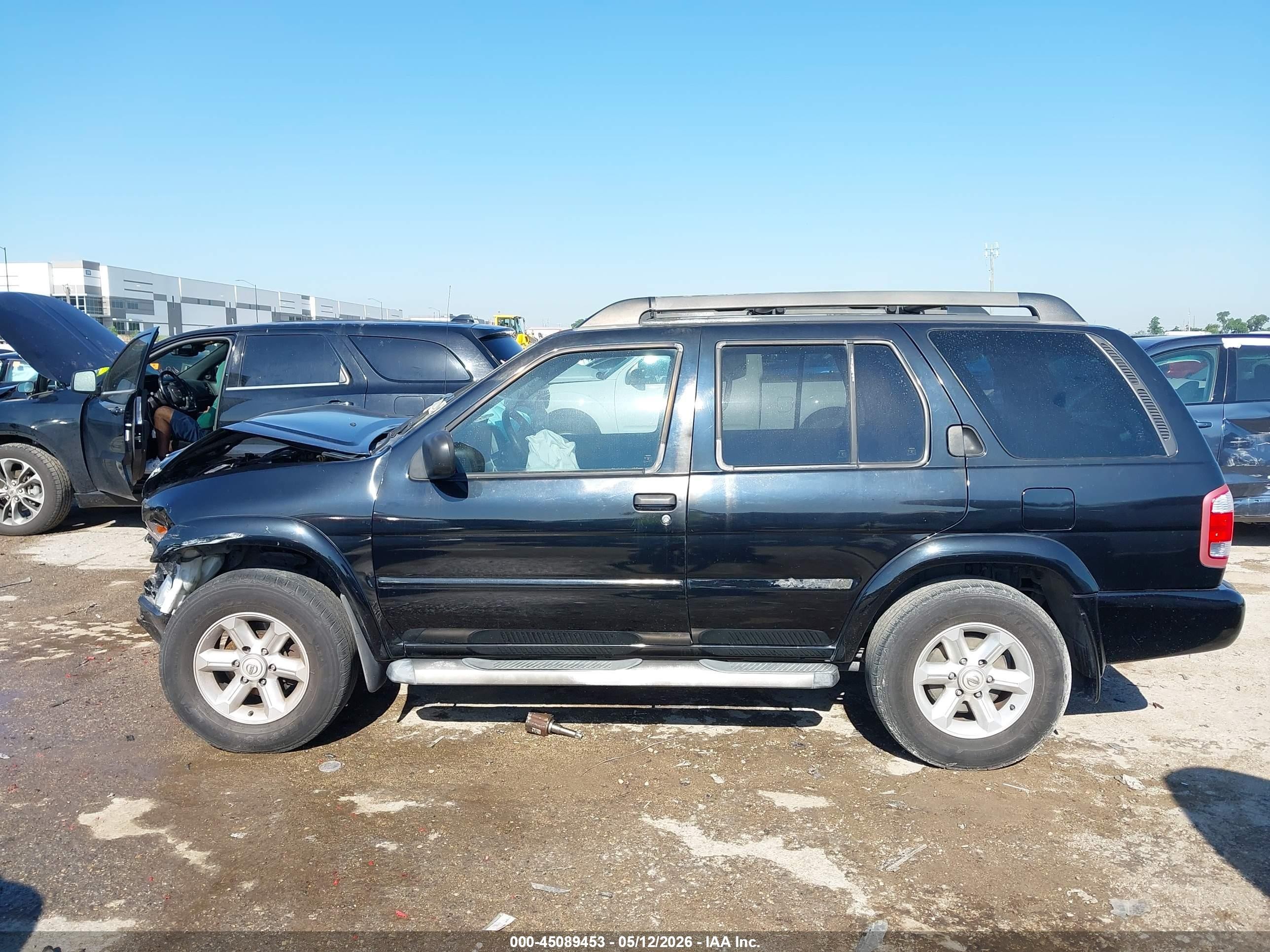 2003 Nissan Pathfinder Se Black vin: JN8DR09X43W709303