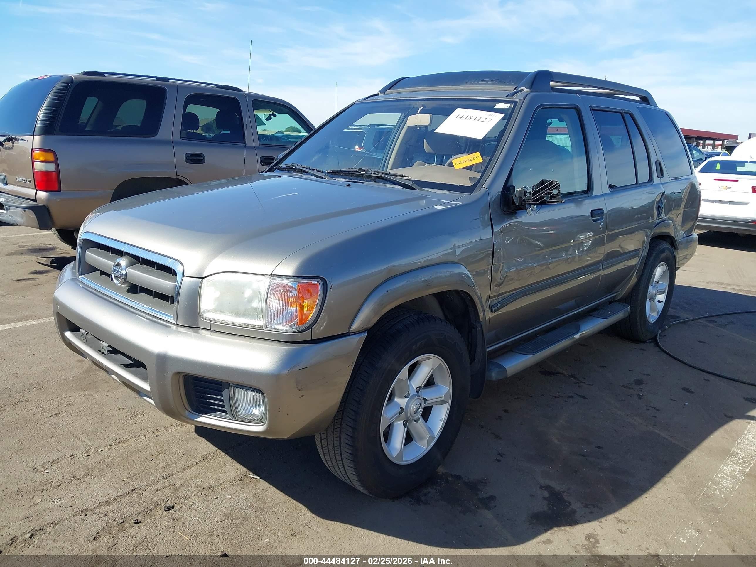 2003 Nissan Pathfinder Se Gray vin: JN8DR09X43W714582