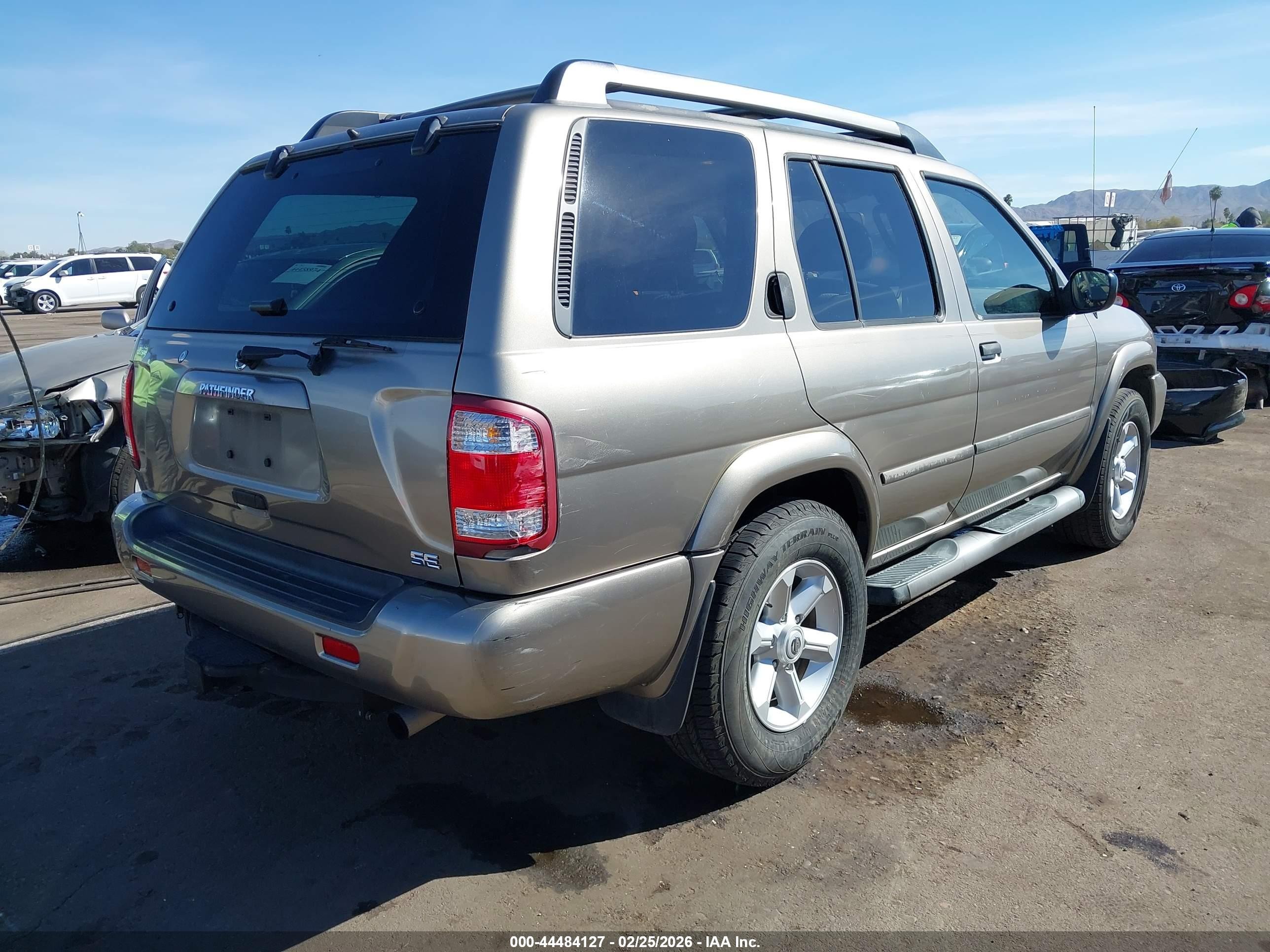 2003 Nissan Pathfinder Se Gray vin: JN8DR09X43W714582