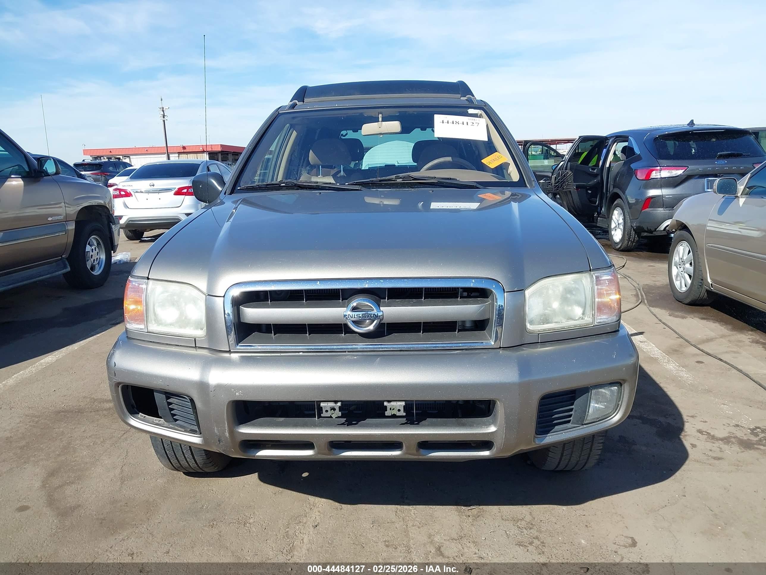 2003 Nissan Pathfinder Se Gray vin: JN8DR09X43W714582