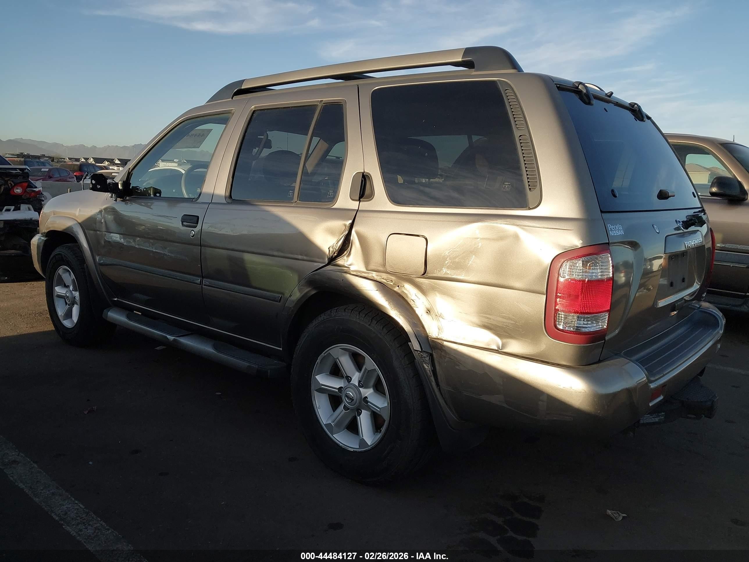 2003 Nissan Pathfinder Se Gray vin: JN8DR09X43W714582