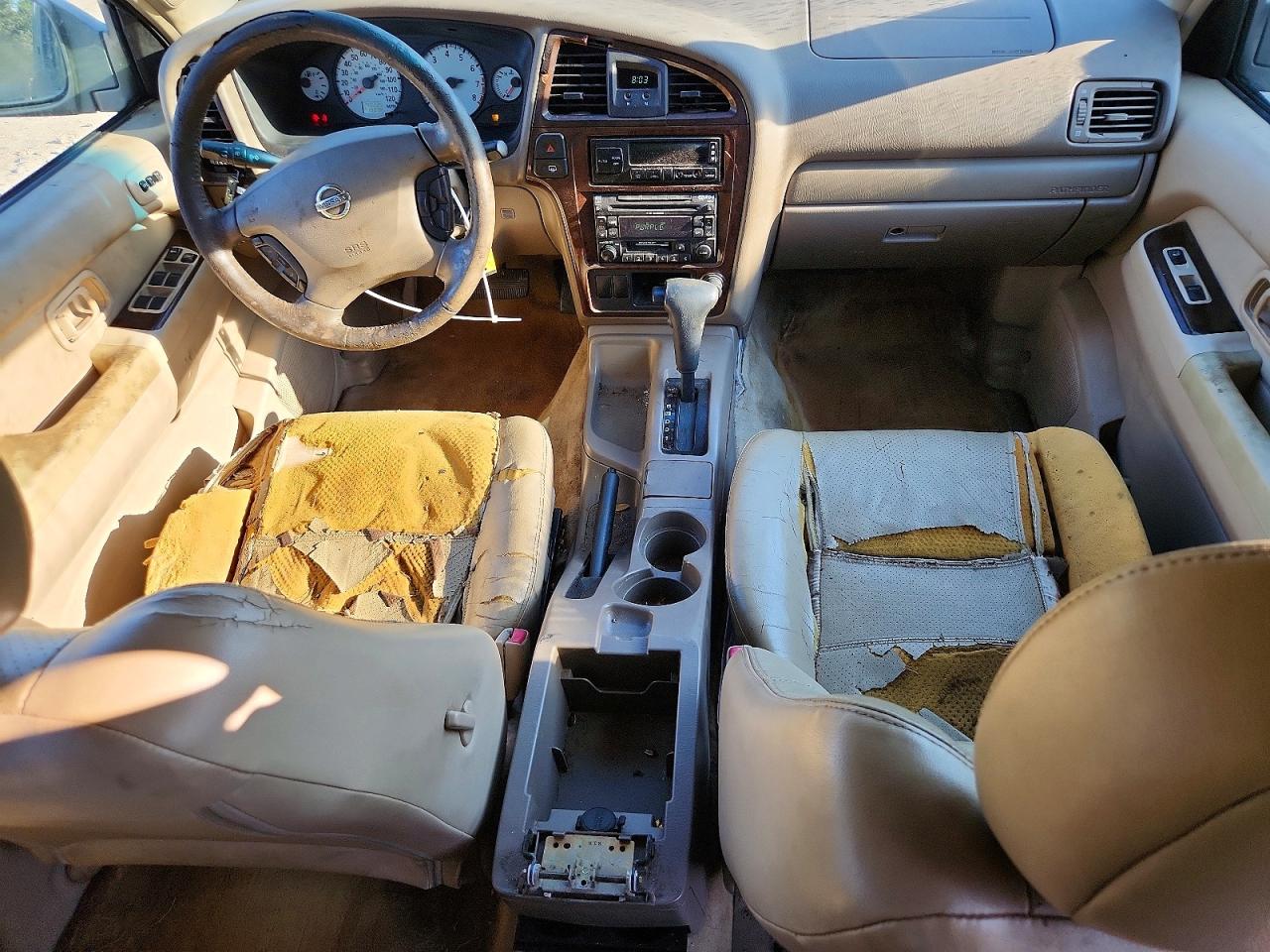 2002 Nissan Pathfinder Se Brown vin: JN8DR09X52W663138