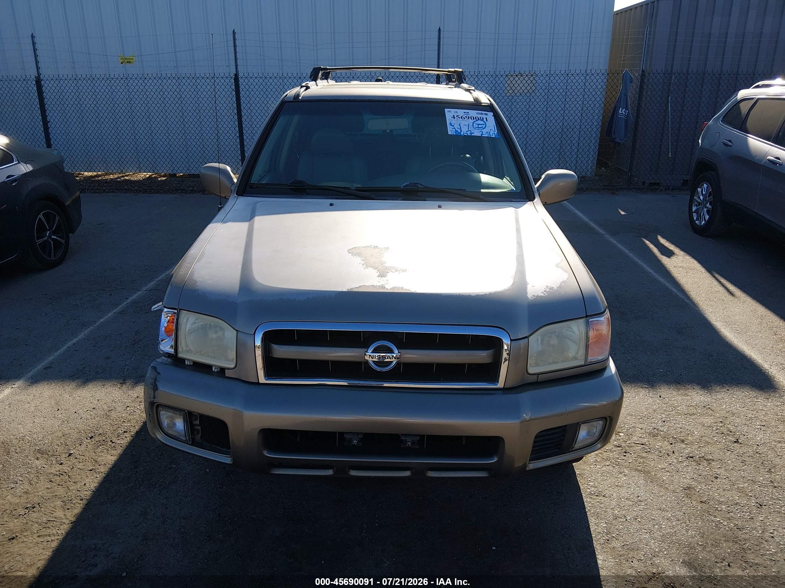 2004 Nissan Pathfinder Le Platinum Gray vin: JN8DR09X54W808908