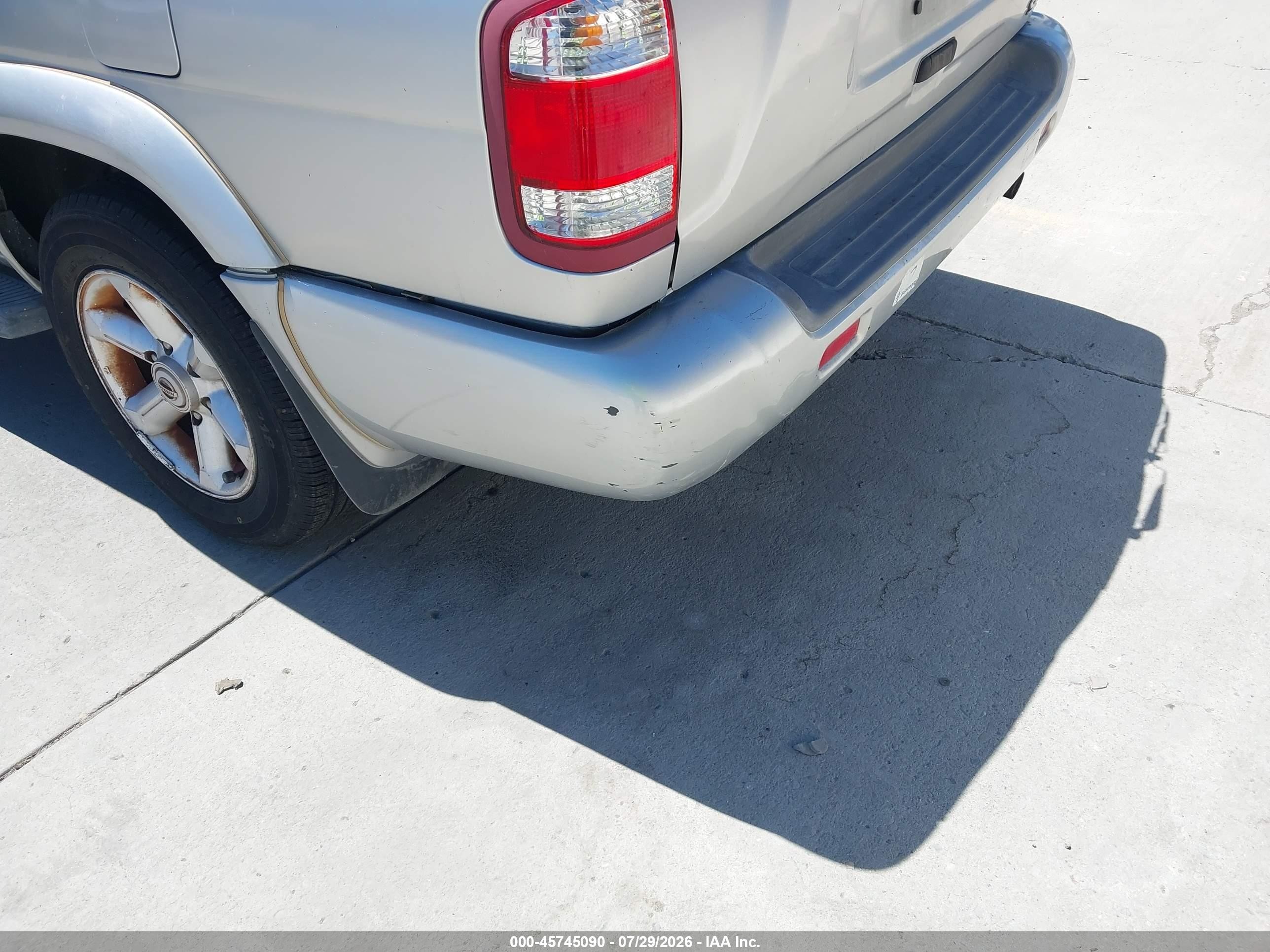 2004 Nissan Pathfinder Se Silver vin: JN8DR09X64W807900