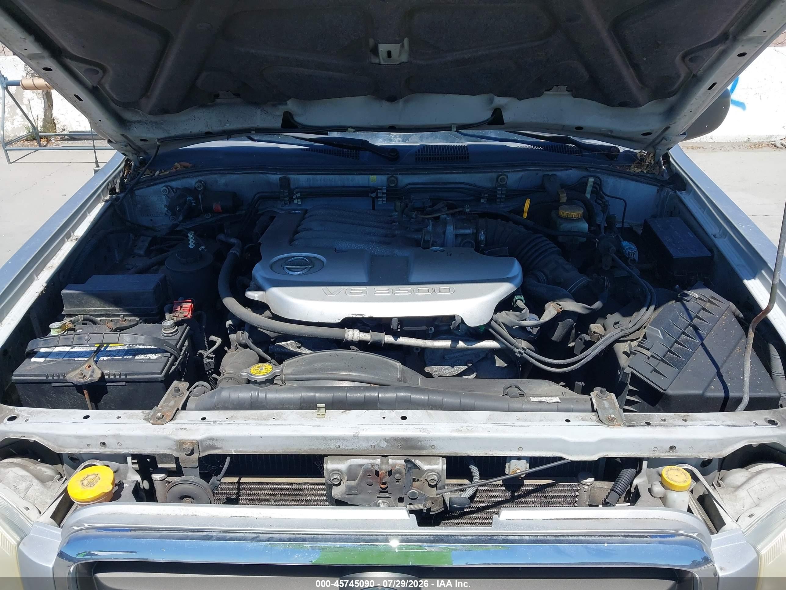 2004 Nissan Pathfinder Se Silver vin: JN8DR09X64W807900