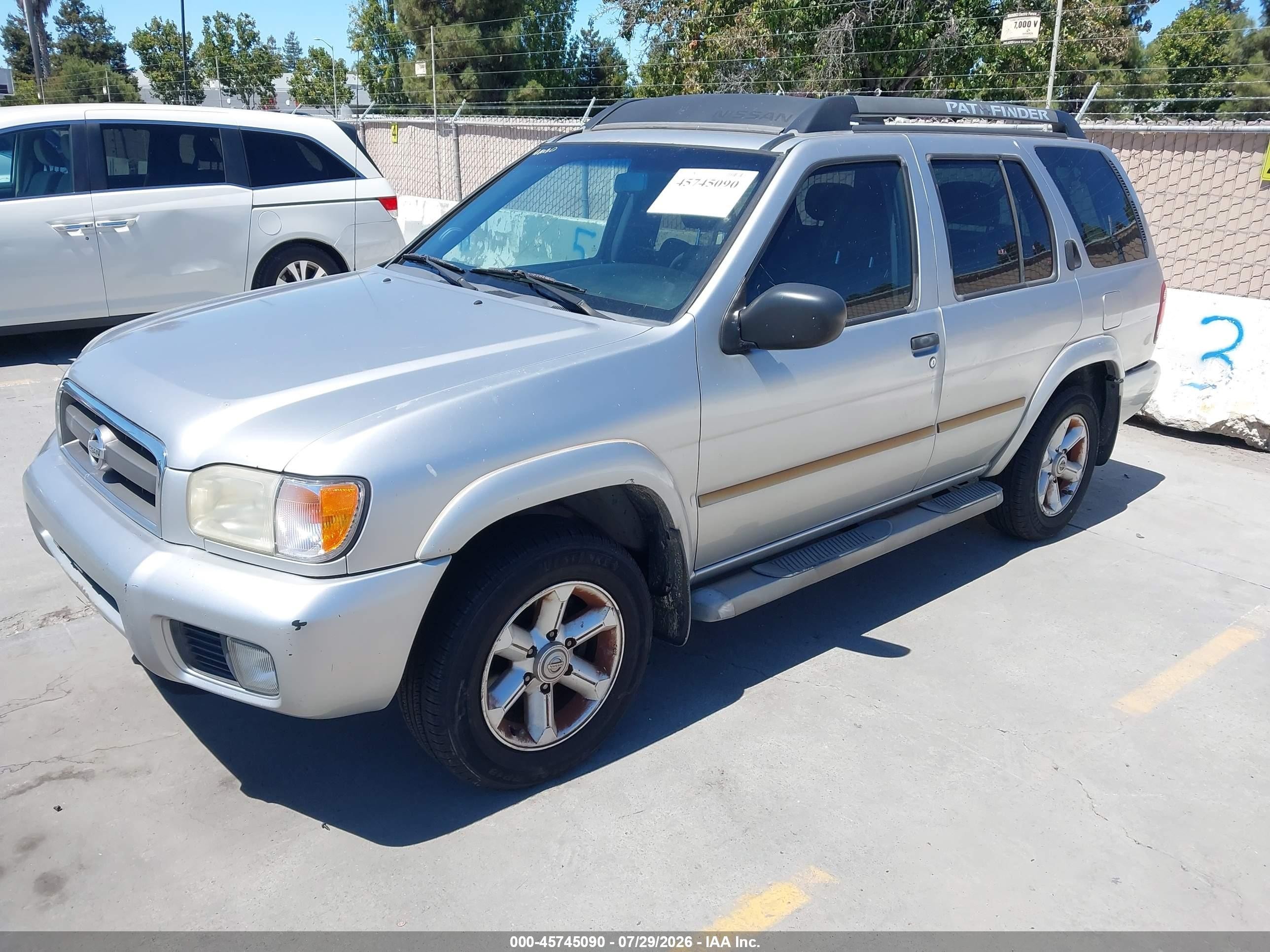 2004 Nissan Pathfinder Se Silver vin: JN8DR09X64W807900