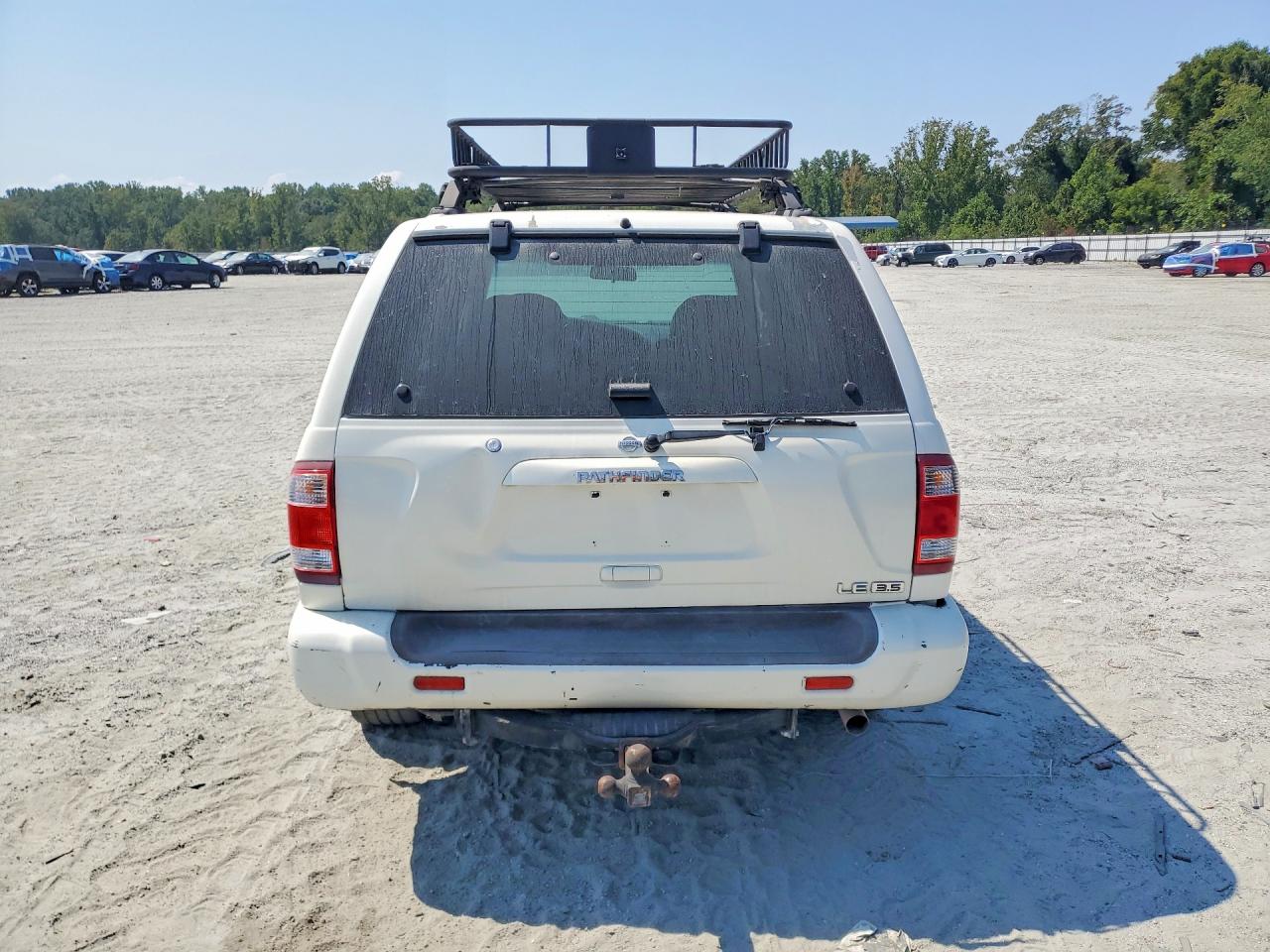 2001 Nissan Pathfinder Se Белый vin: JN8DR09X71W572323