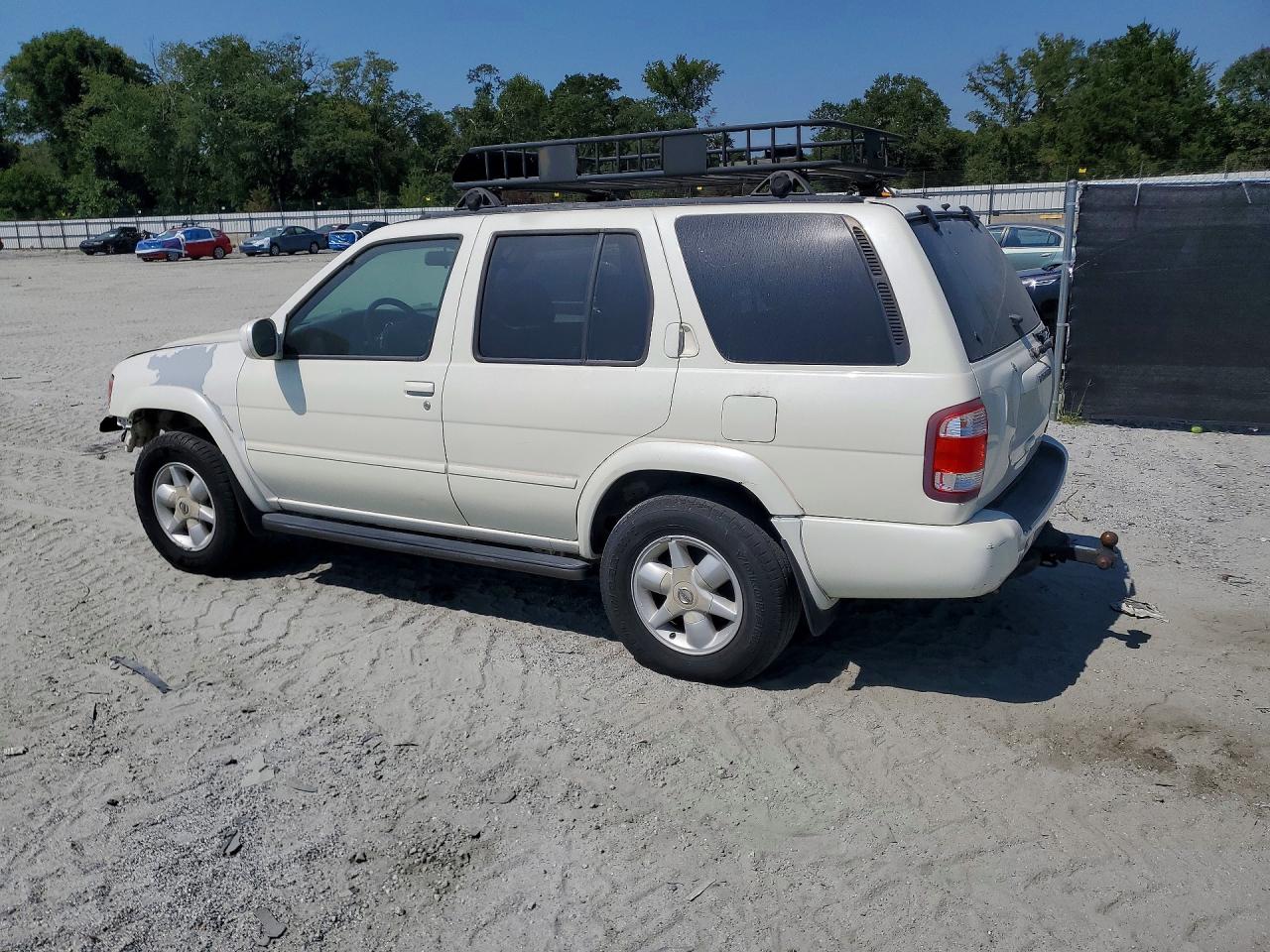 2001 Nissan Pathfinder Se Белый vin: JN8DR09X71W572323
