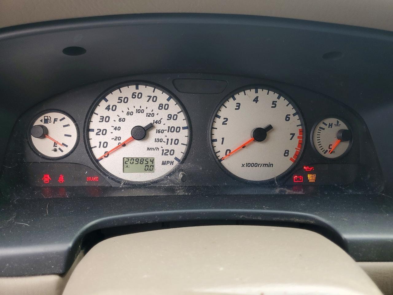 2002 Nissan Pathfinder Se Gold vin: JN8DR09X72W652187