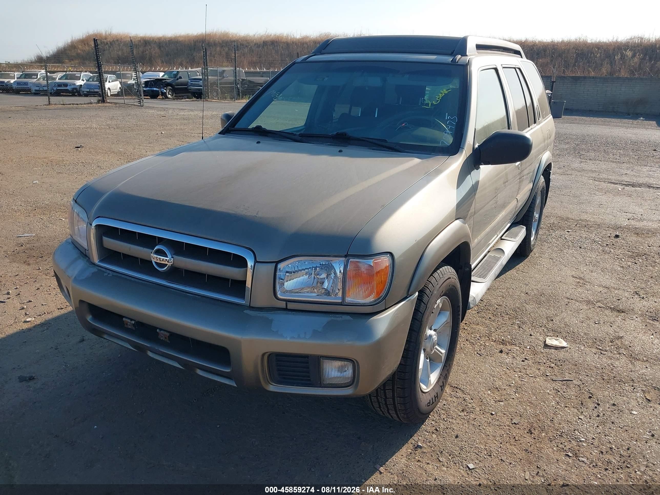2003 Nissan Pathfinder Se Gray vin: JN8DR09X73W709473