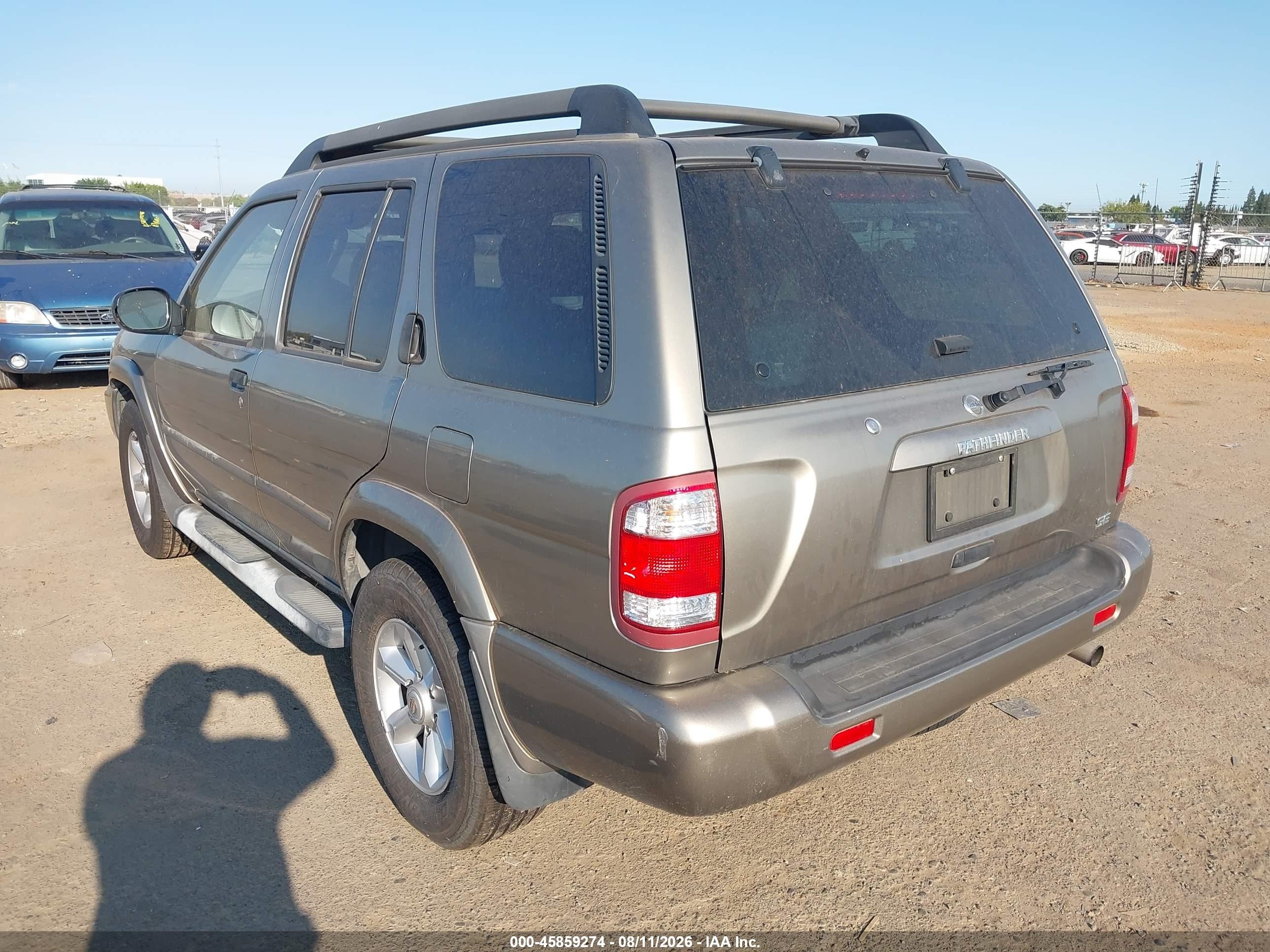 2003 Nissan Pathfinder Se Gray vin: JN8DR09X73W709473