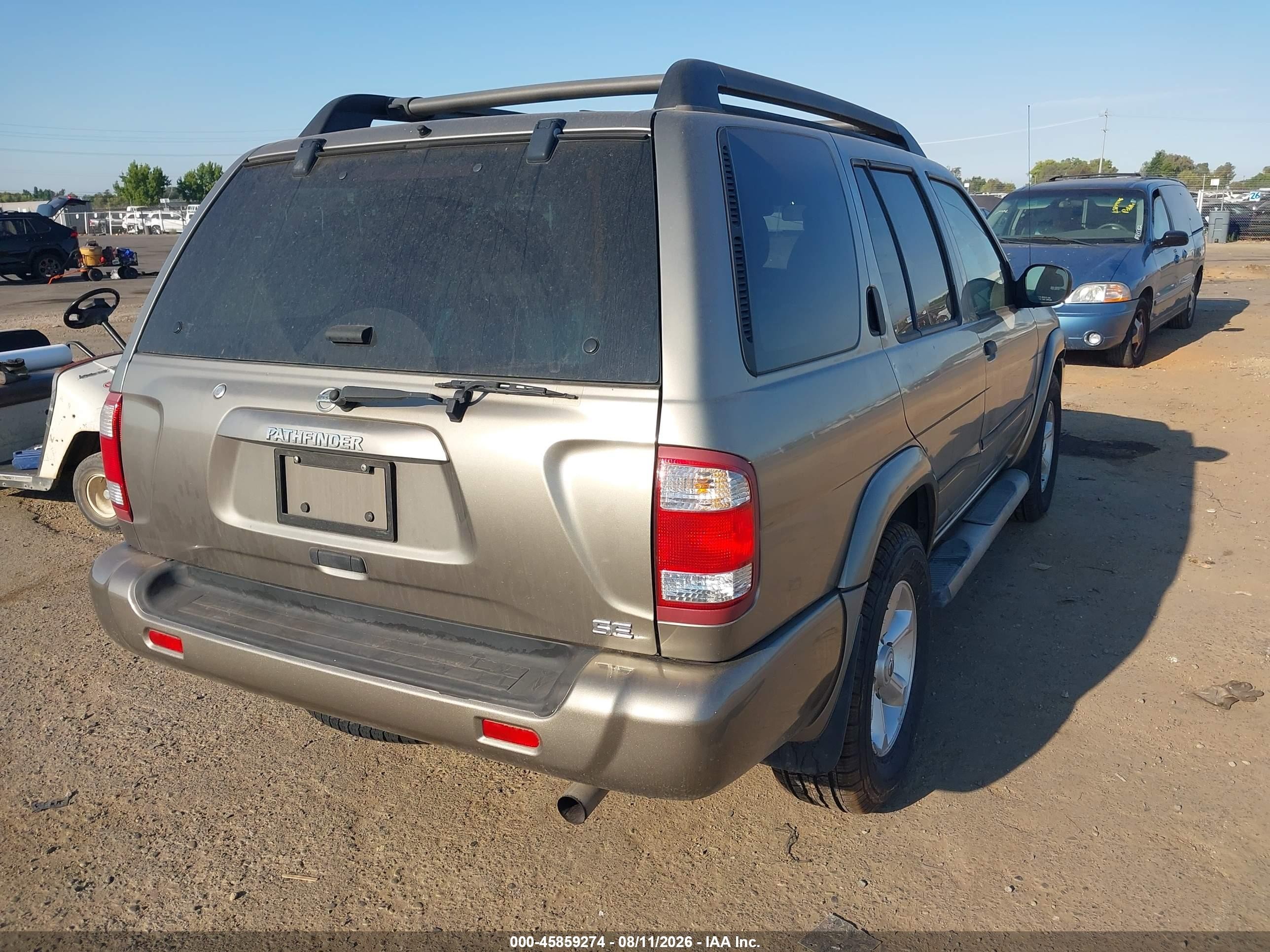 2003 Nissan Pathfinder Se Gray vin: JN8DR09X73W709473