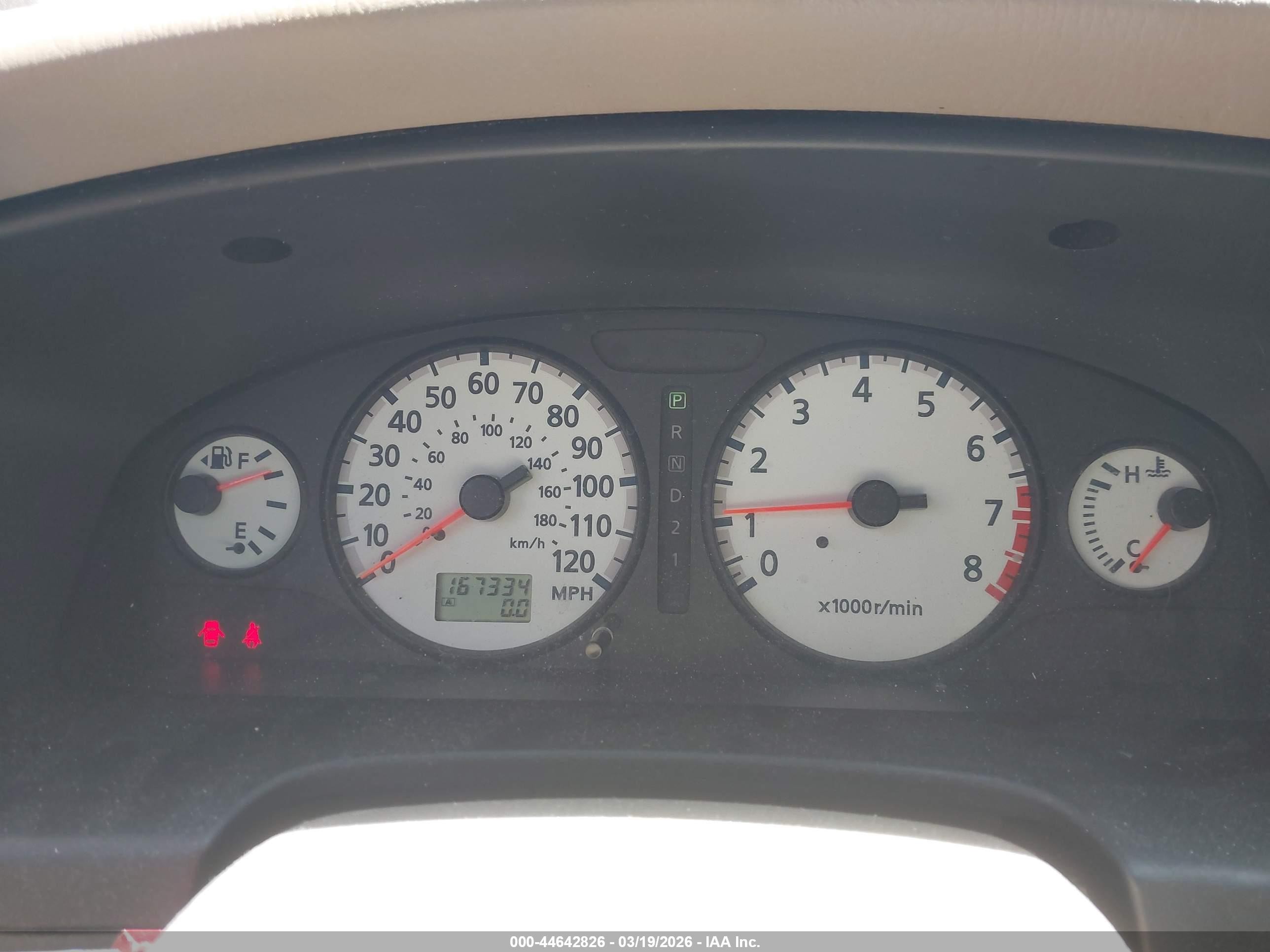 2003 Nissan Pathfinder Le Brown vin: JN8DR09X83W701267