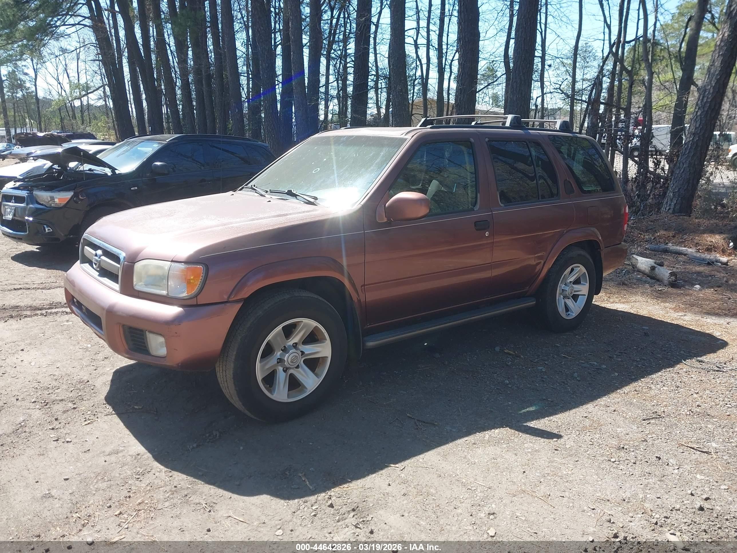 2003 Nissan Pathfinder Le Brown vin: JN8DR09X83W701267
