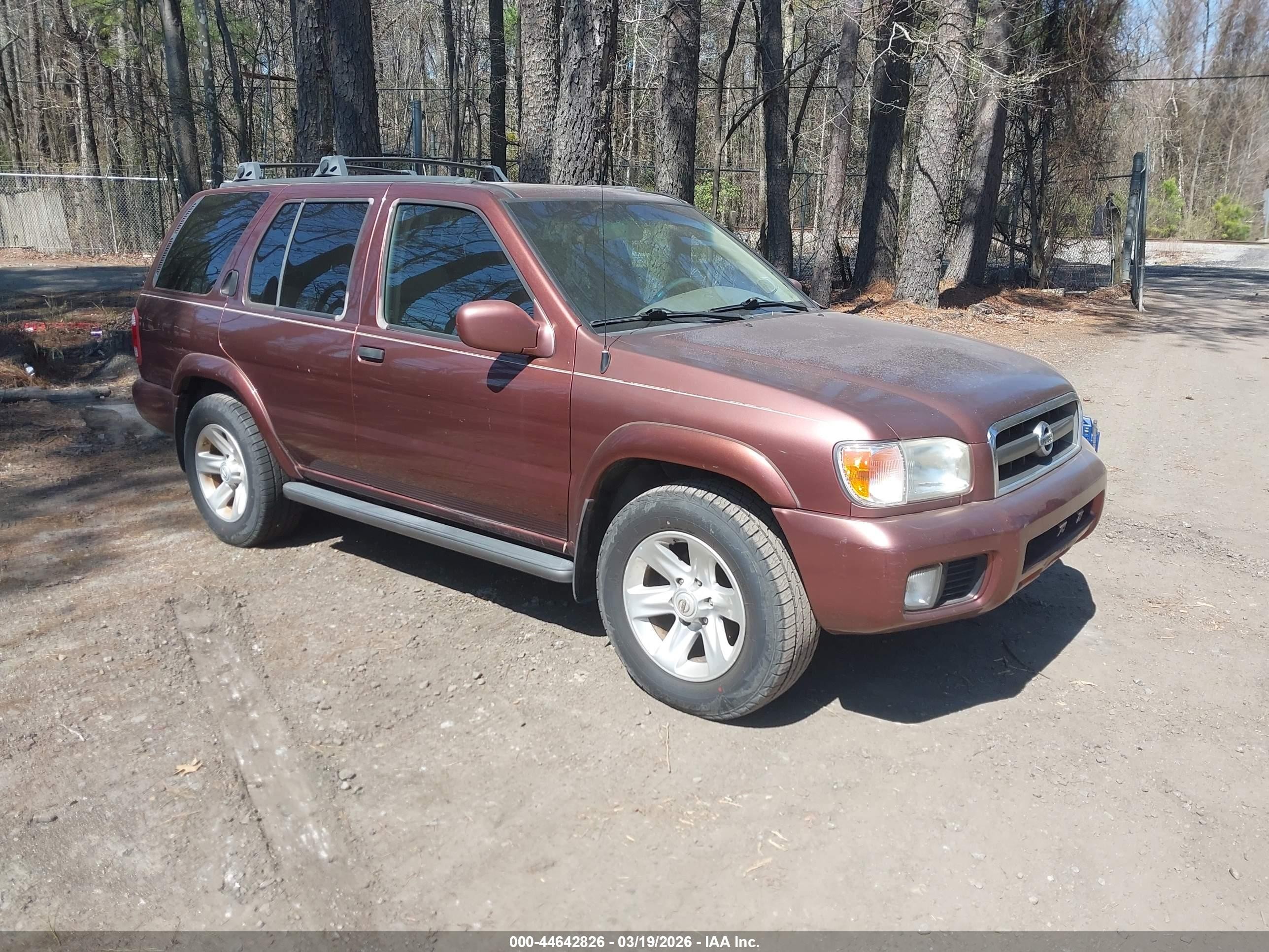 2003 Nissan Pathfinder Le Brown vin: JN8DR09X83W701267