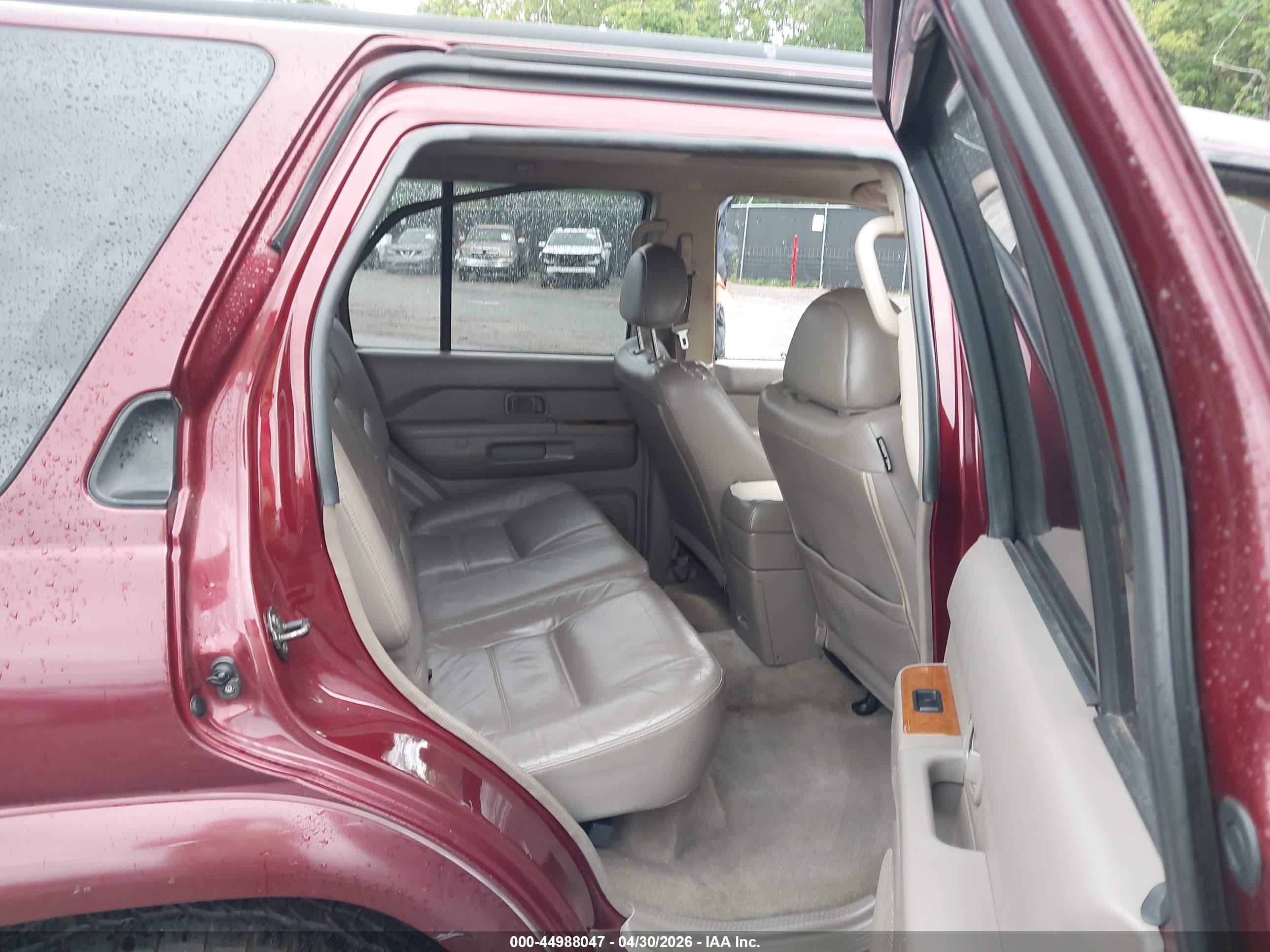 2003 Nissan Pathfinder Le Burgundy vin: JN8DR09X83W702841