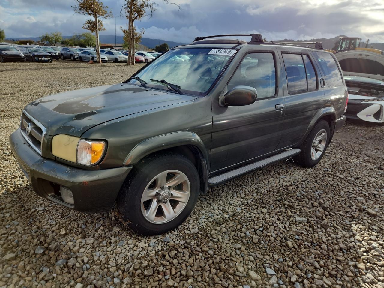 2004 Nissan Pathfinder Le Green vin: JN8DR09X84W806568