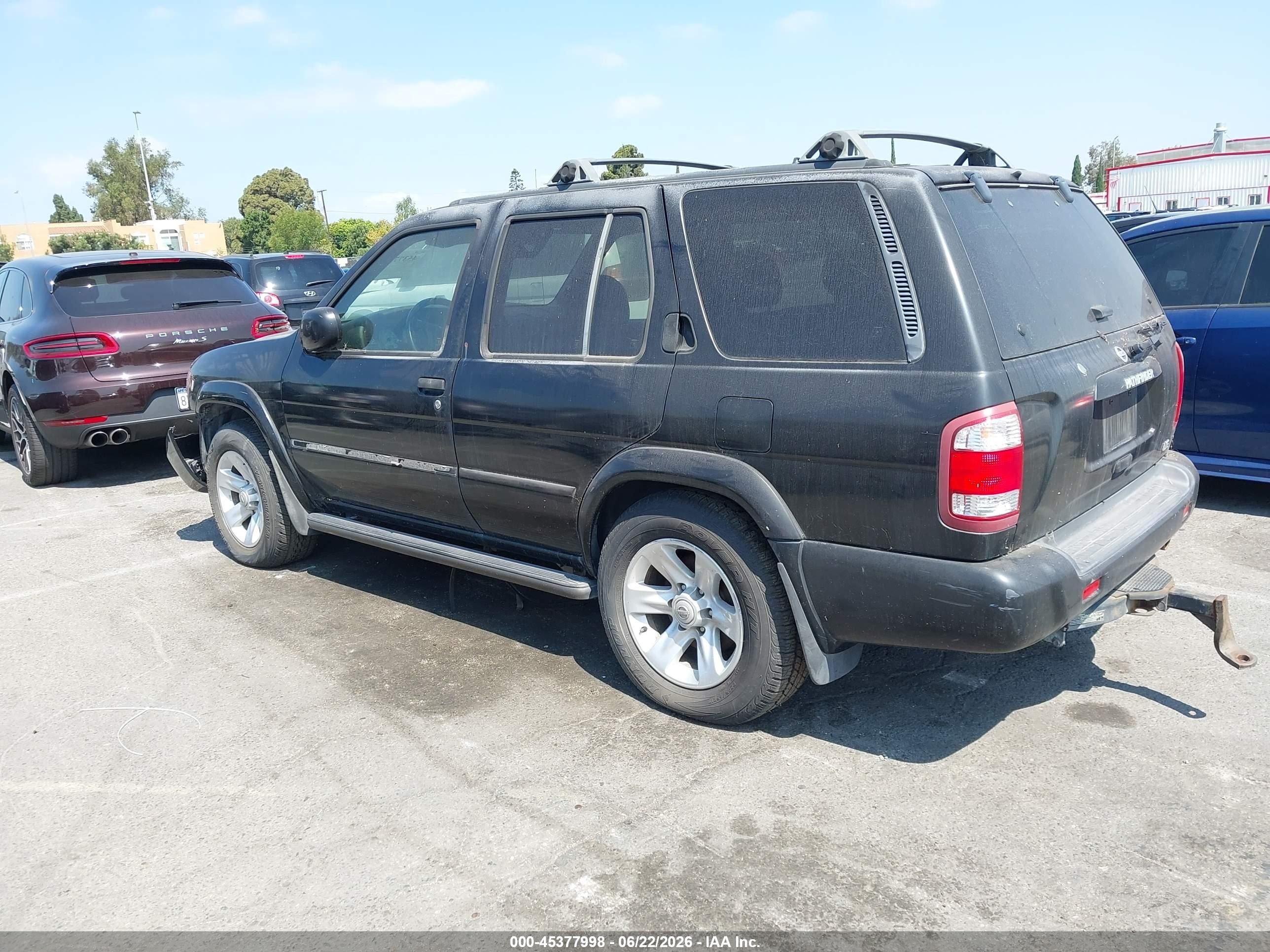 2002 Nissan Pathfinder Le Black vin: JN8DR09X92W654944