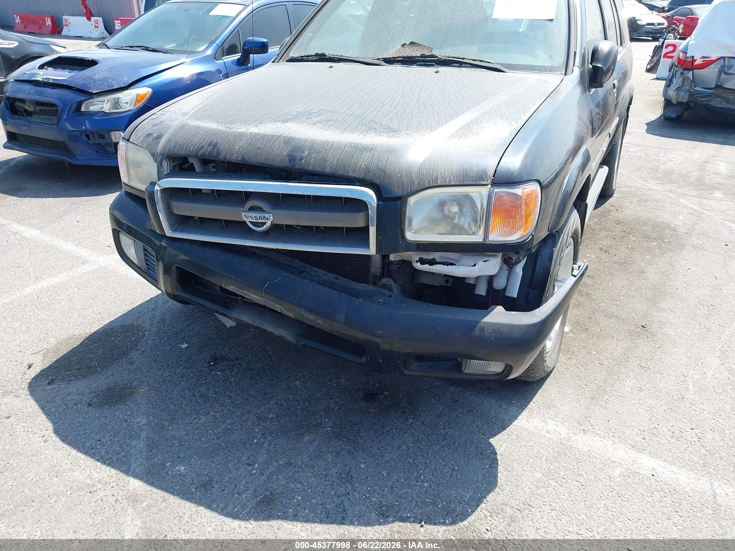 2002 Nissan Pathfinder Le Black vin: JN8DR09X92W654944