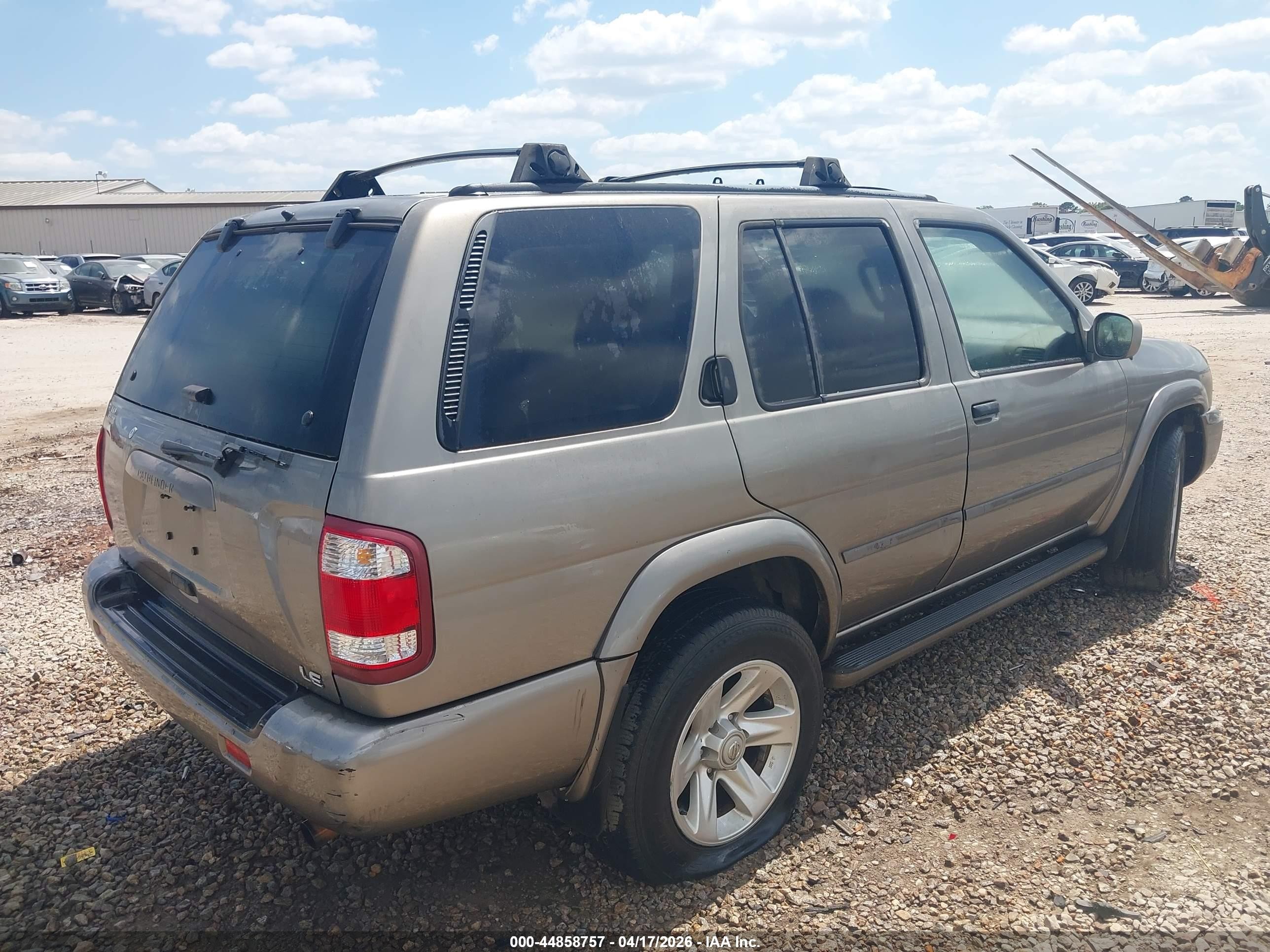 2003 Nissan Pathfinder Le Gray vin: JN8DR09X93W706235