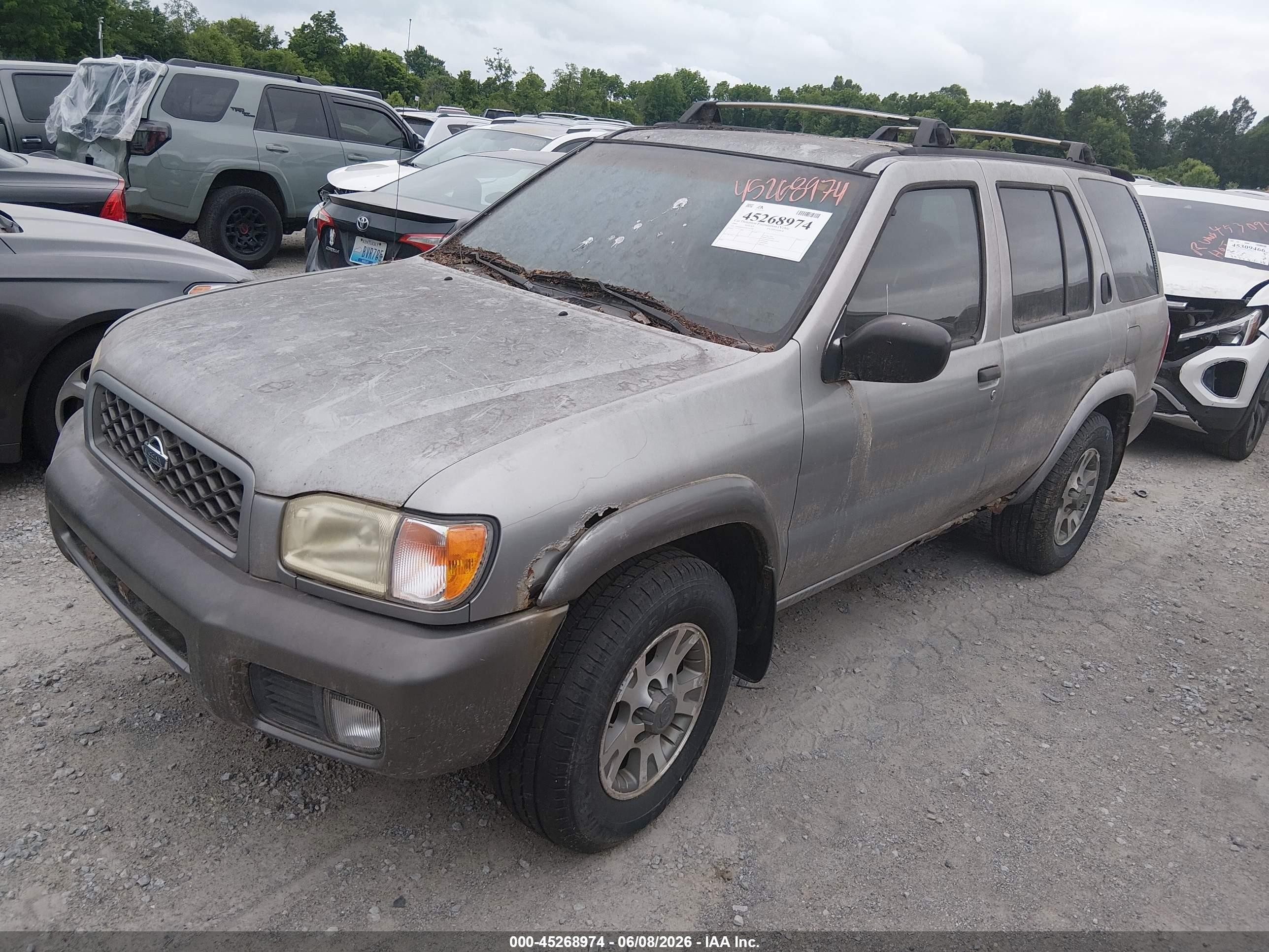 2001 Nissan Pathfinder Se Silver vin: JN8DR09Y01W570289