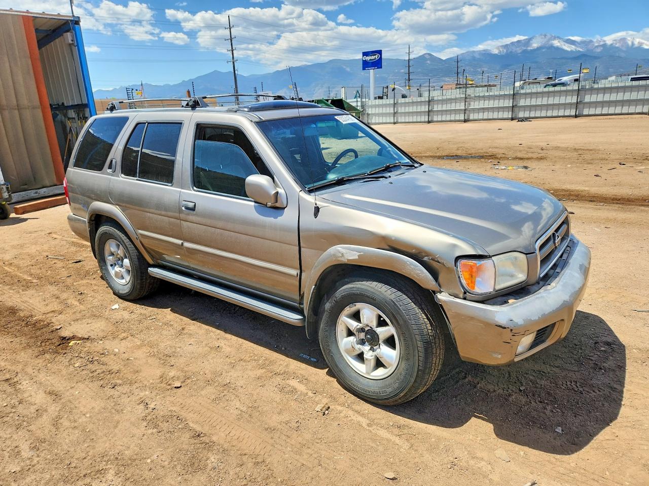 2001 Nissan Pathfinder Se Beige vin: JN8DR09Y01W610399
